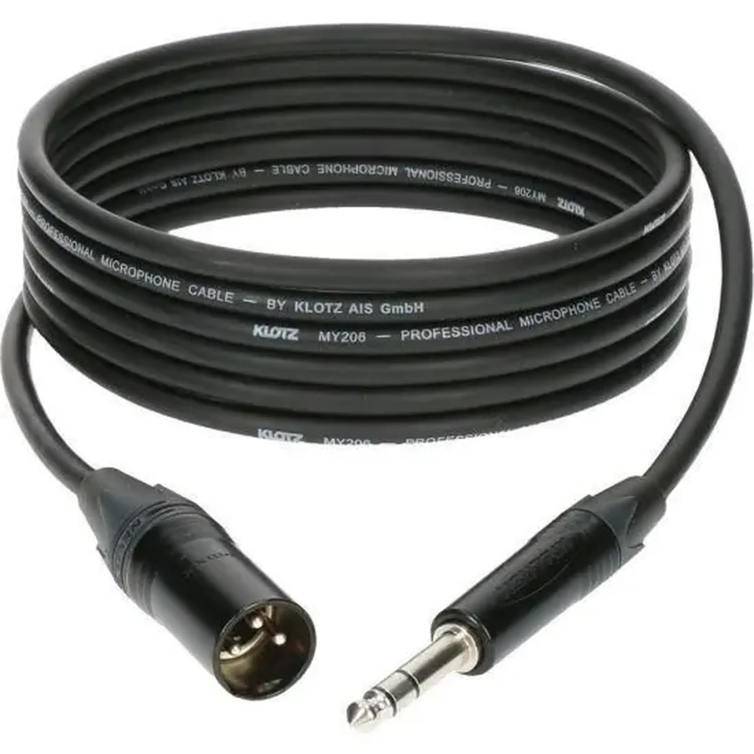 Cablu de Semnal Balansat Klotz MY206SW - Neutrik XLR Tata - Jack 6,3mm