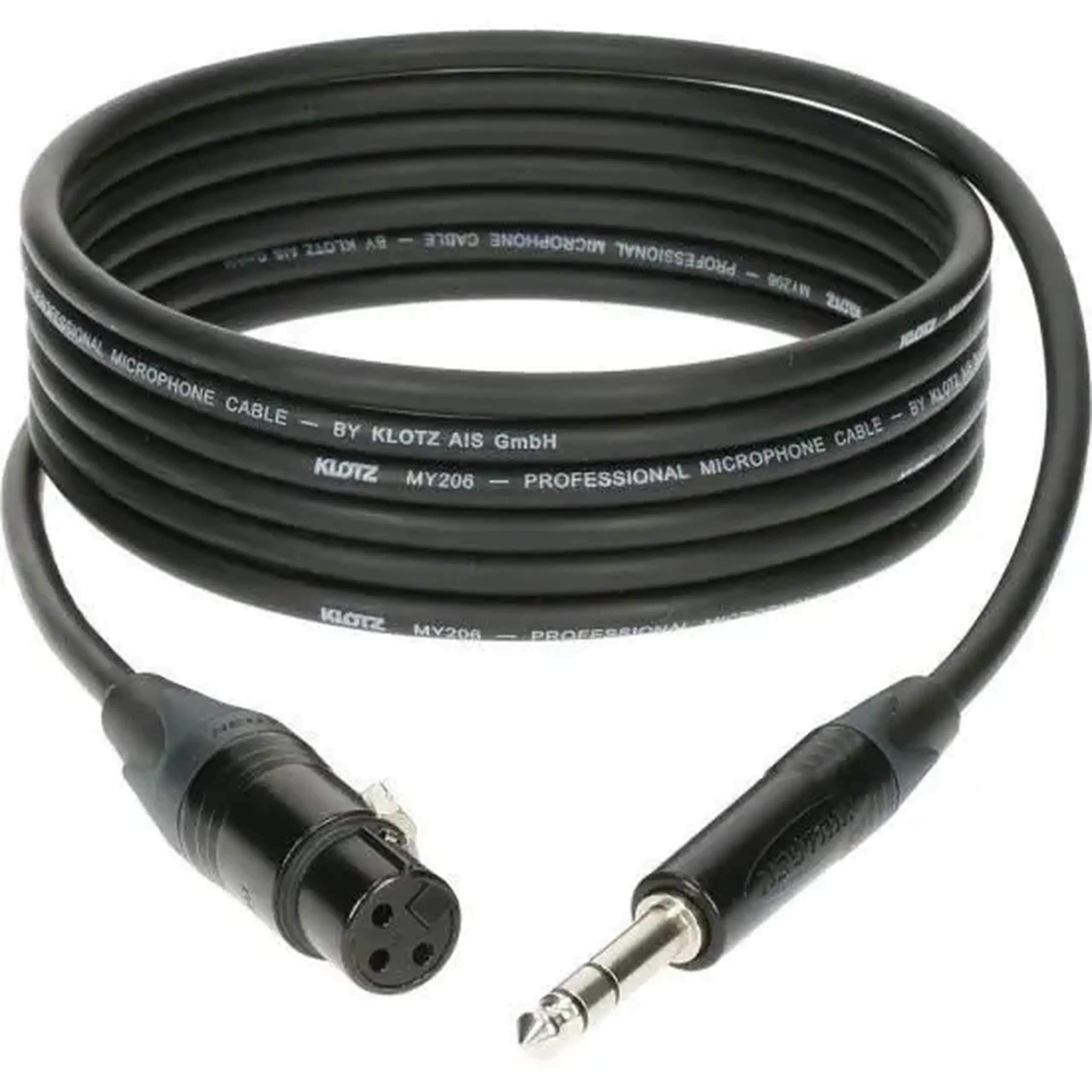 Cablu de Semnal Balansat Klotz MY206SW - Neutrik XLR Mama - Jack 6,3mm
