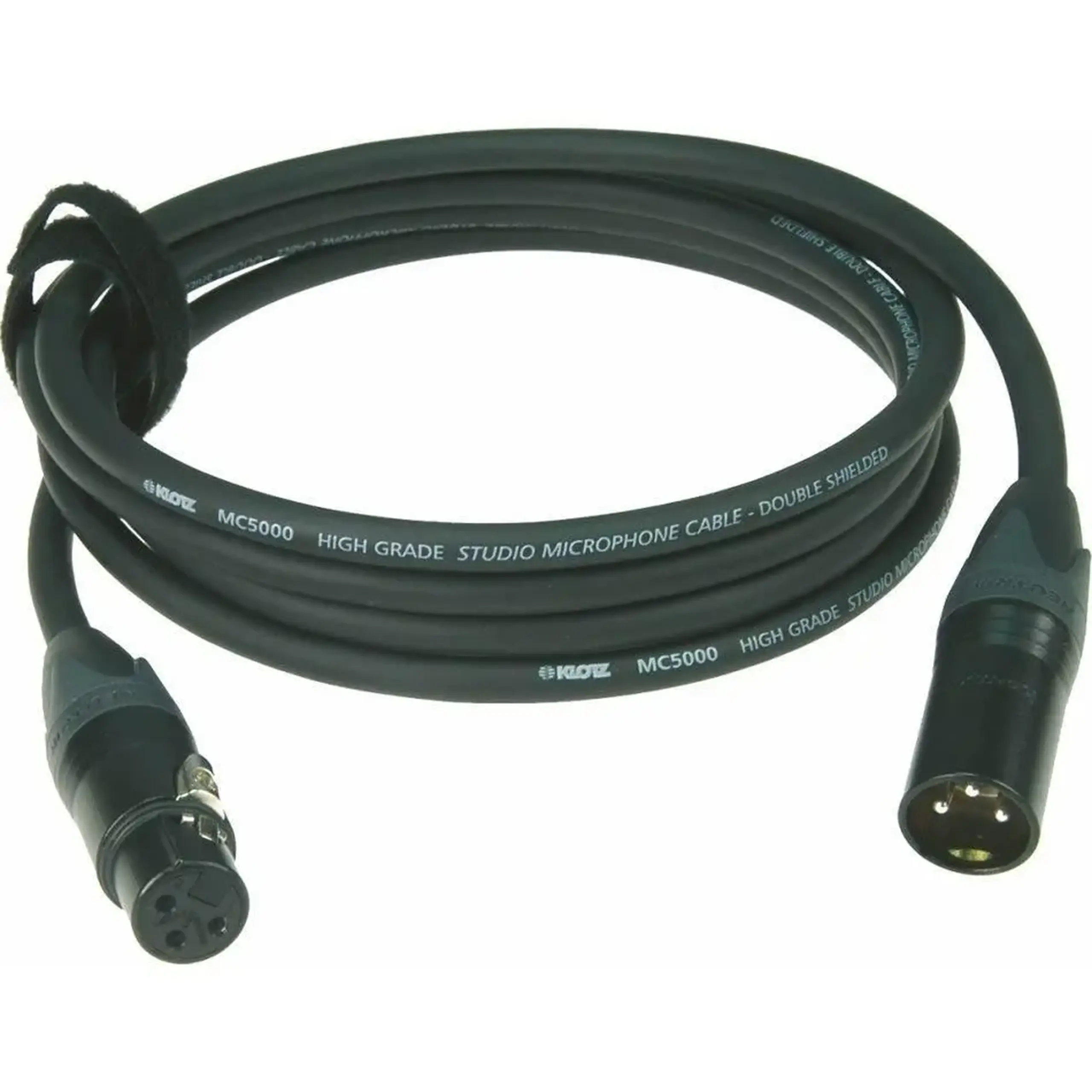 Cablu de Microfon / Semnal Balansat Klotz MC5000 - Neutrik XLR cu Pini Auriti 1m