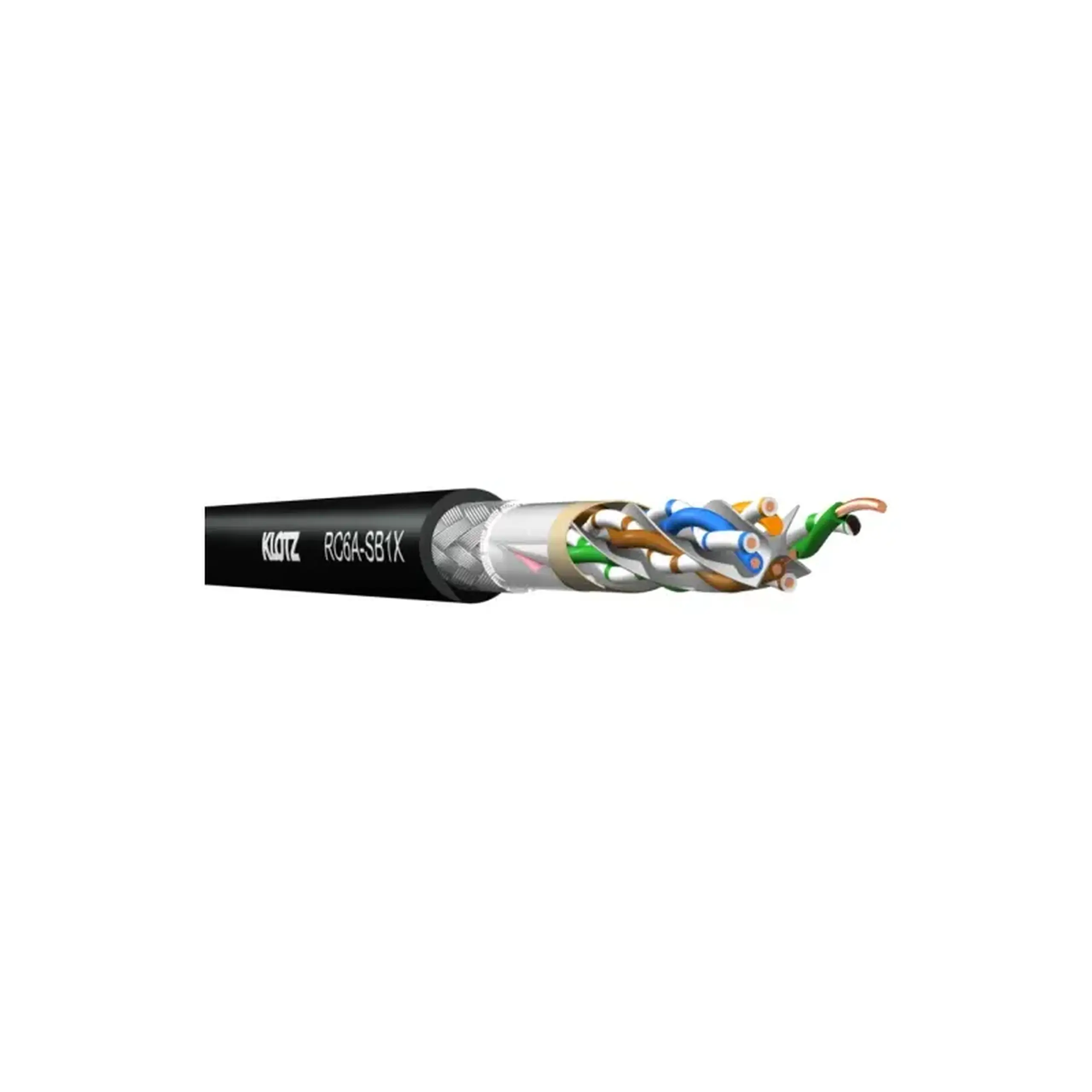 KLOTZ RC6A-SB1X cablu rețea CAT6A 100 Ω