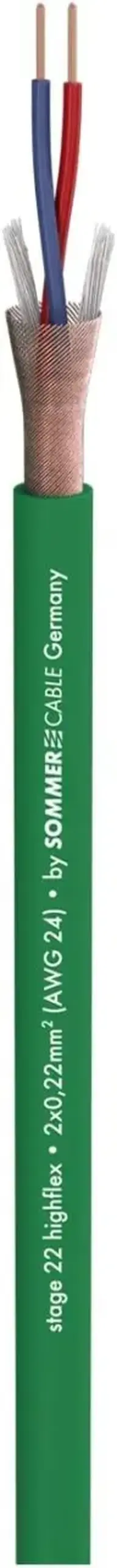 Sommer Cable Stage 22 Highflex Green