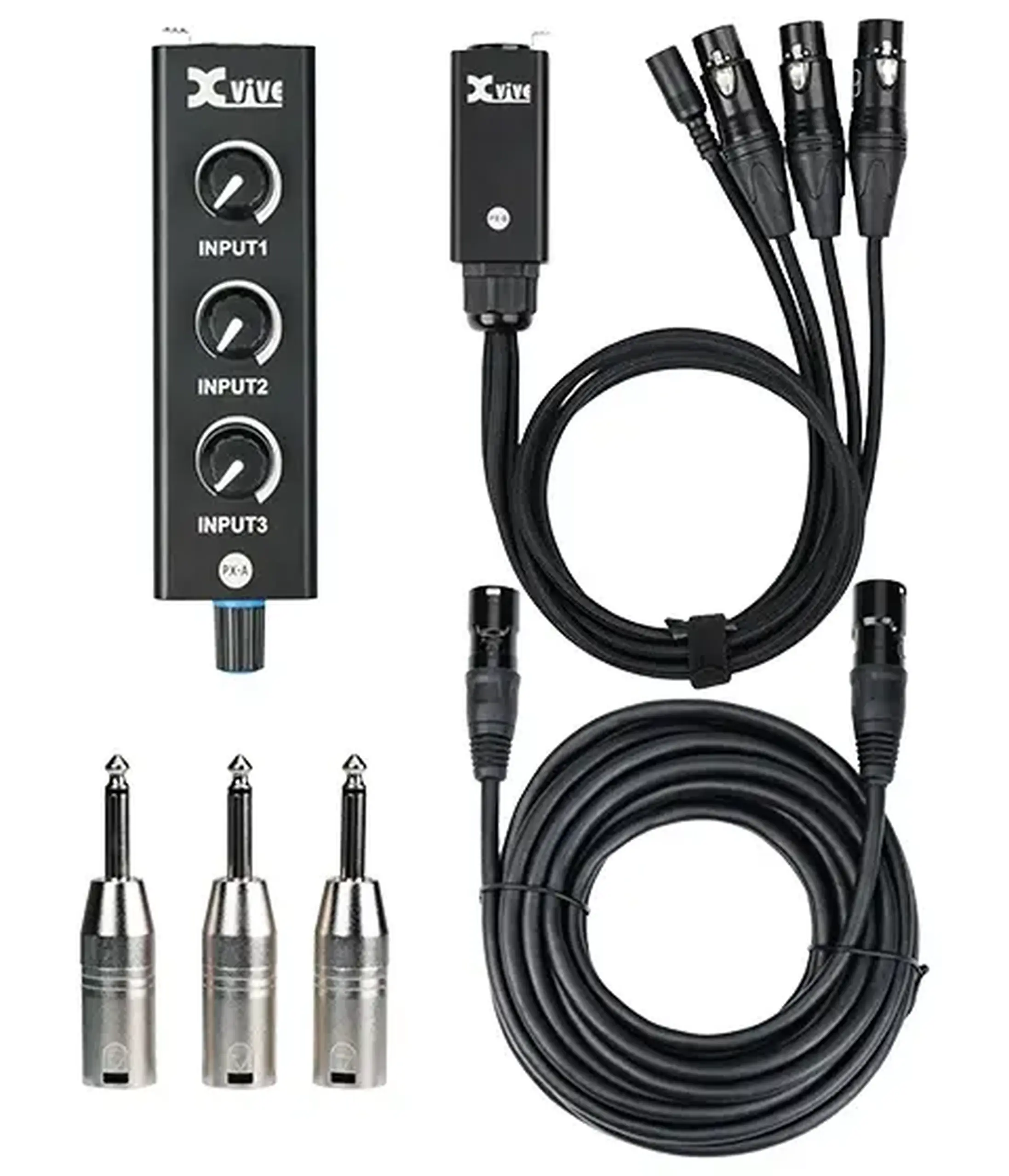 Xvive PX – Mixer Portabil cu 3 Canale pentru Monitorizare Personală