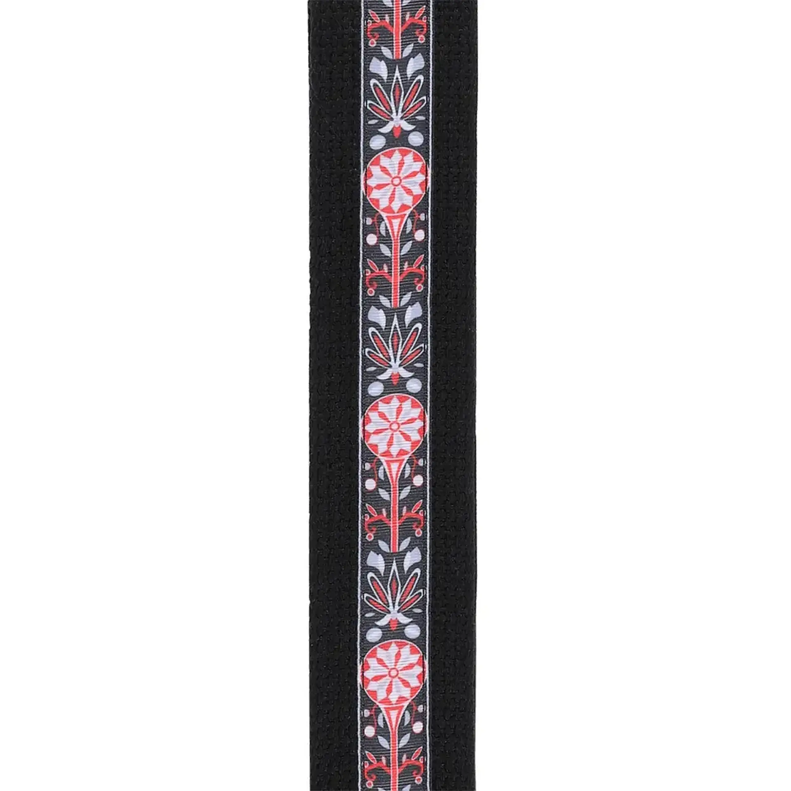 D’Addario 50CT00-DX Deluxe Cotton Guitar Strap Black