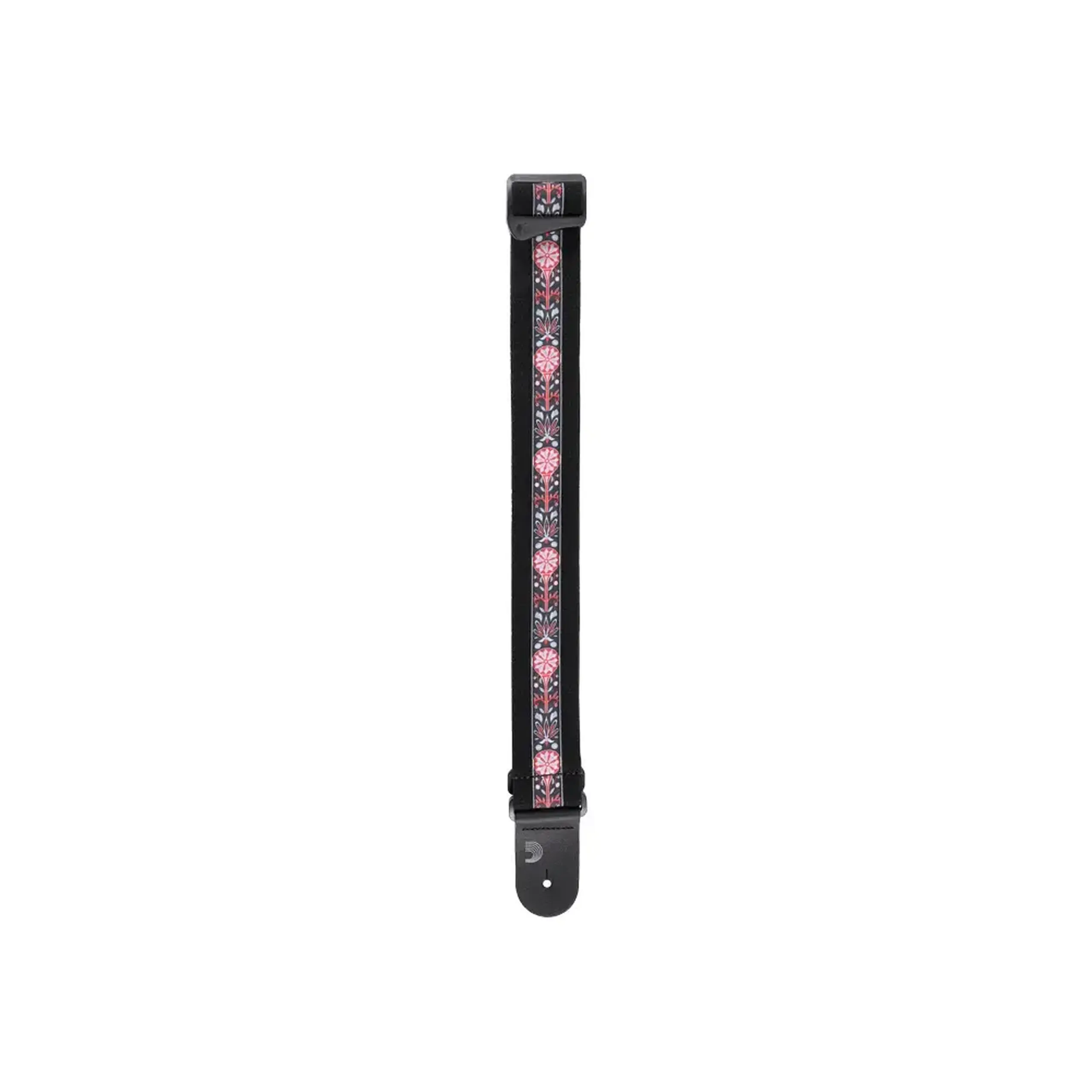 D’Addario 50CT00-DX Deluxe Cotton Guitar Strap Black