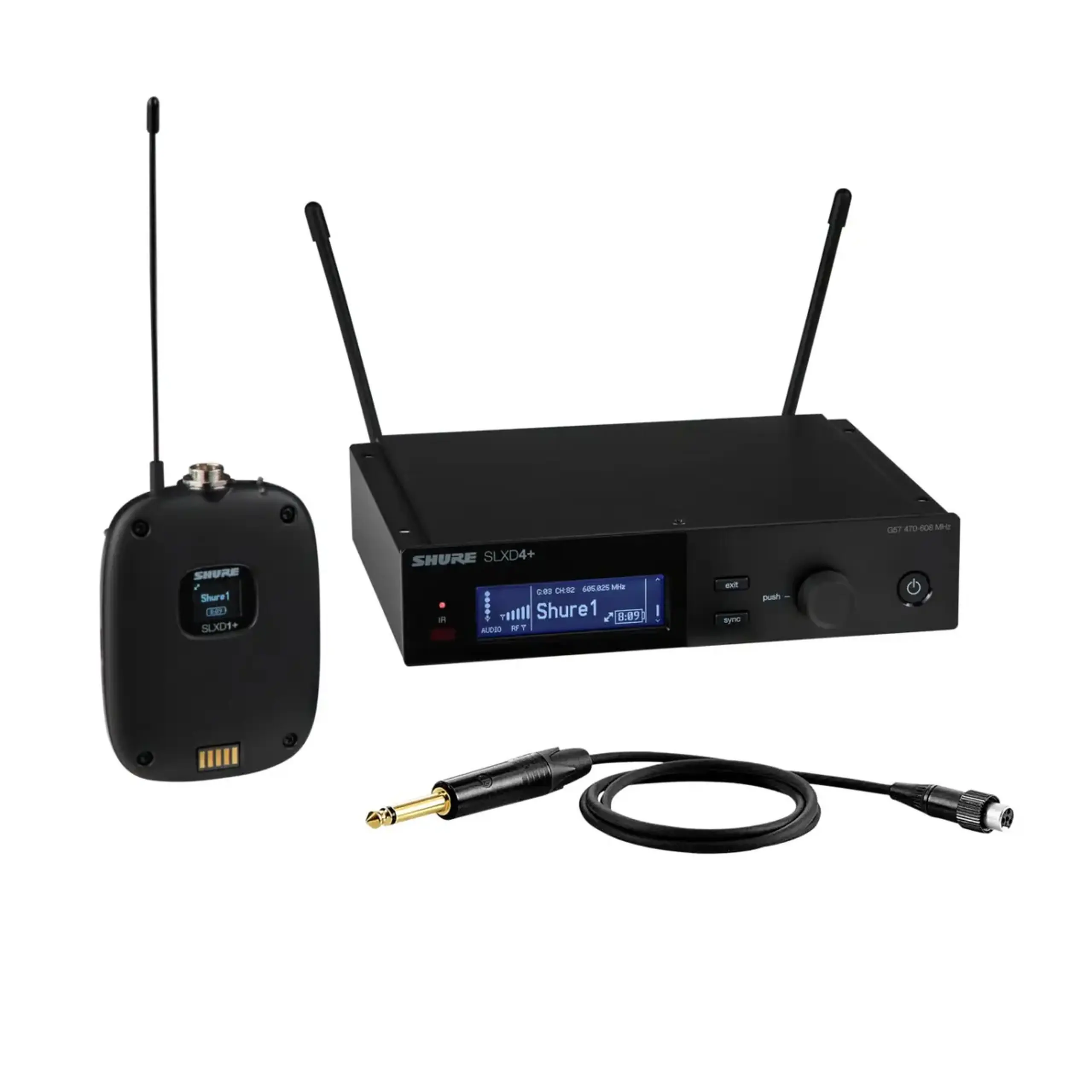 Shure SLXD14+E-G65 (470-606 MHz)