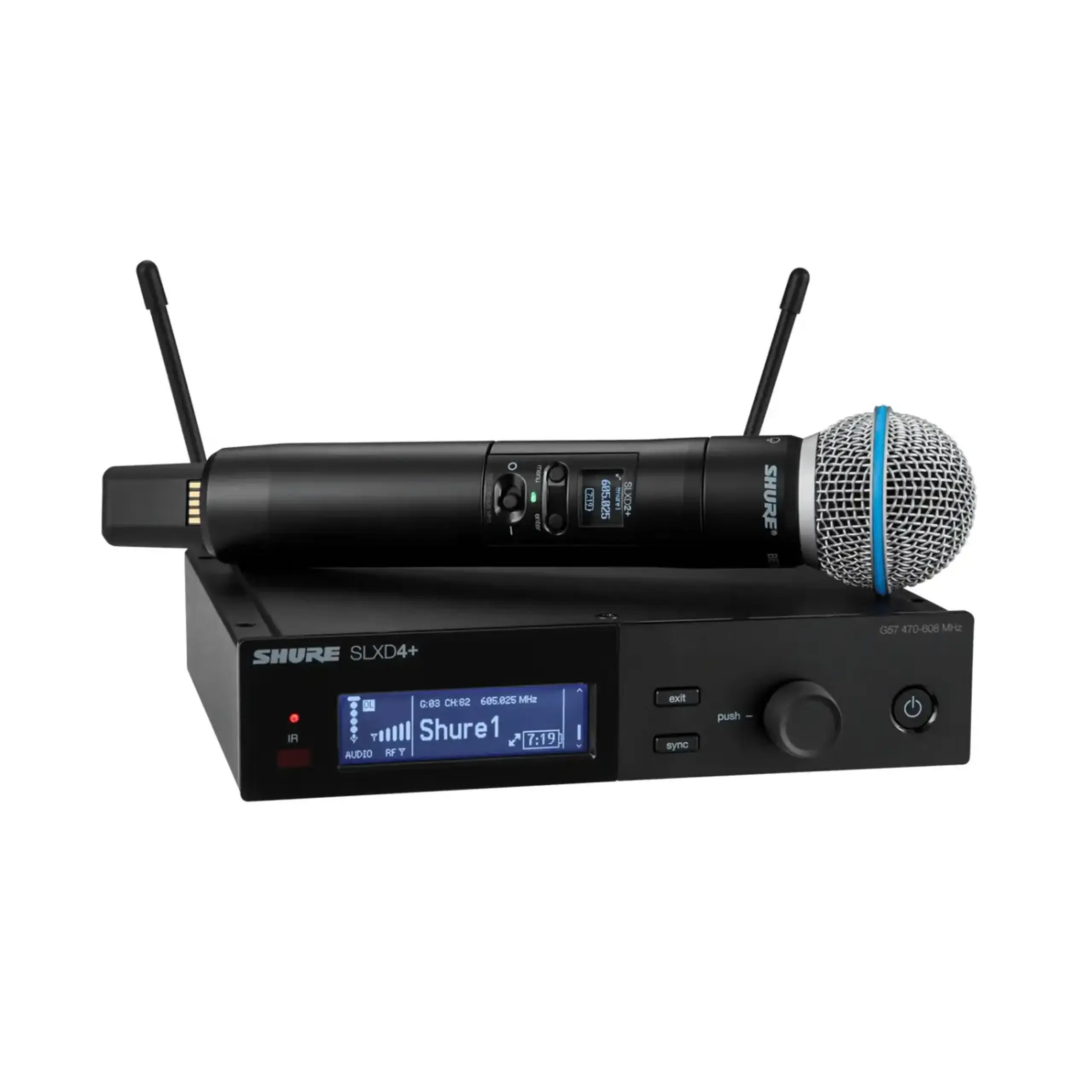 SHURE SLXD24+E/B58-G65 (470-606 MHz)