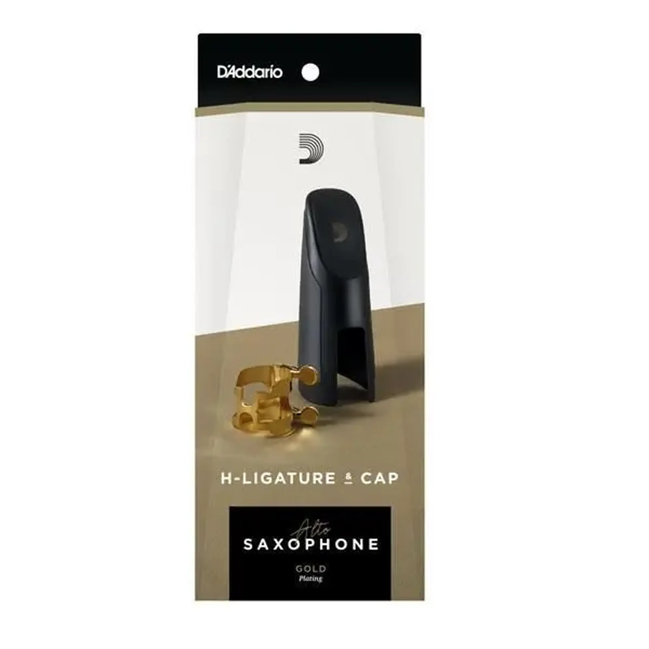 Rico HAS1G – Ligatură cu Capac pentru Saxofon Alto (Model H-Ligature)