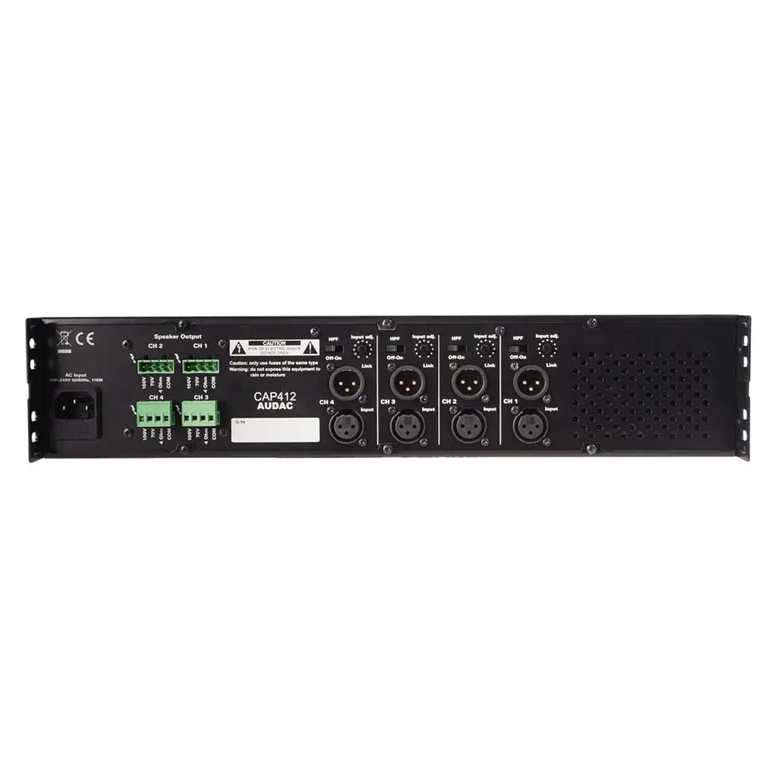Amplificator 100V Audac CAP412