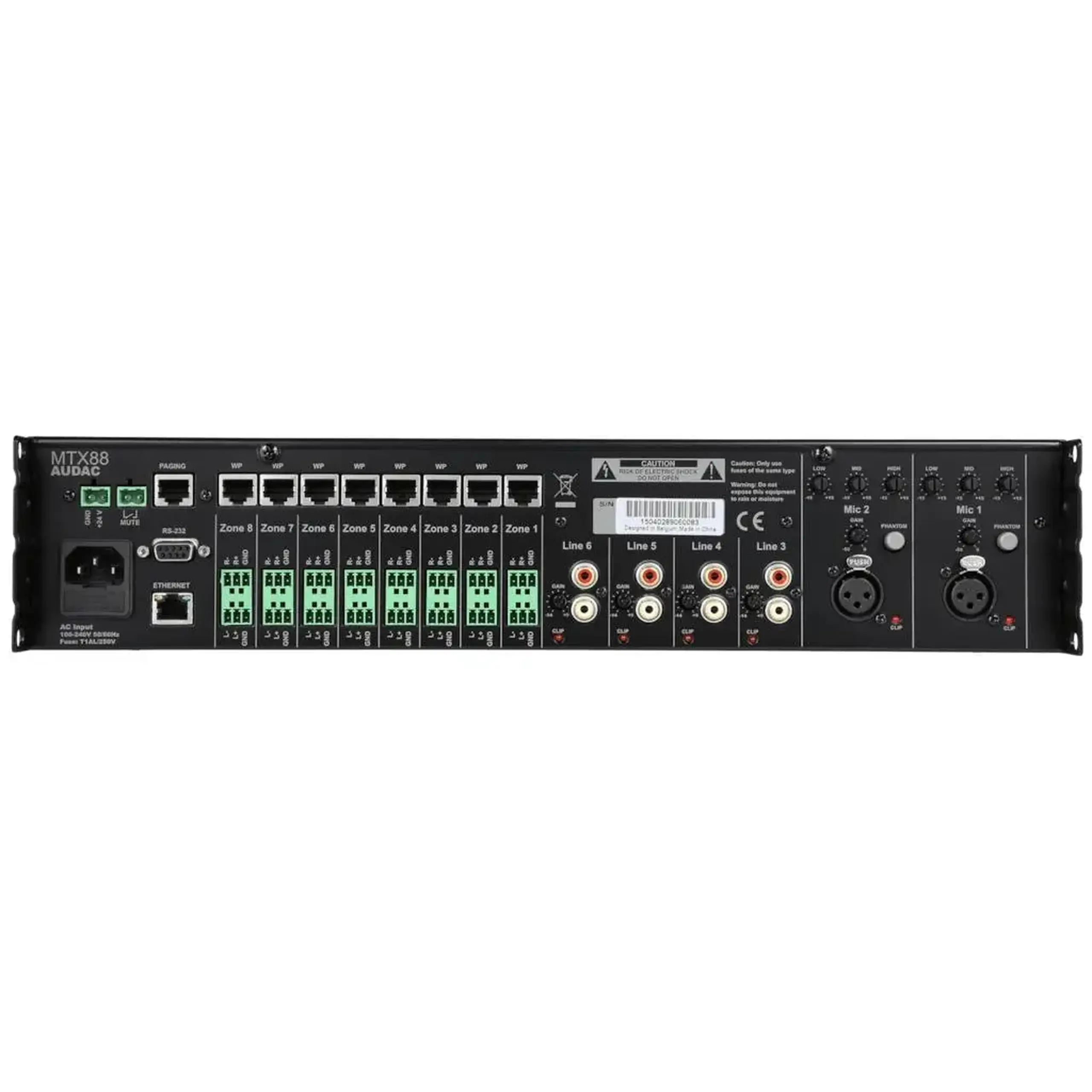 Matrice cu 8 Zone Audac MTX88
