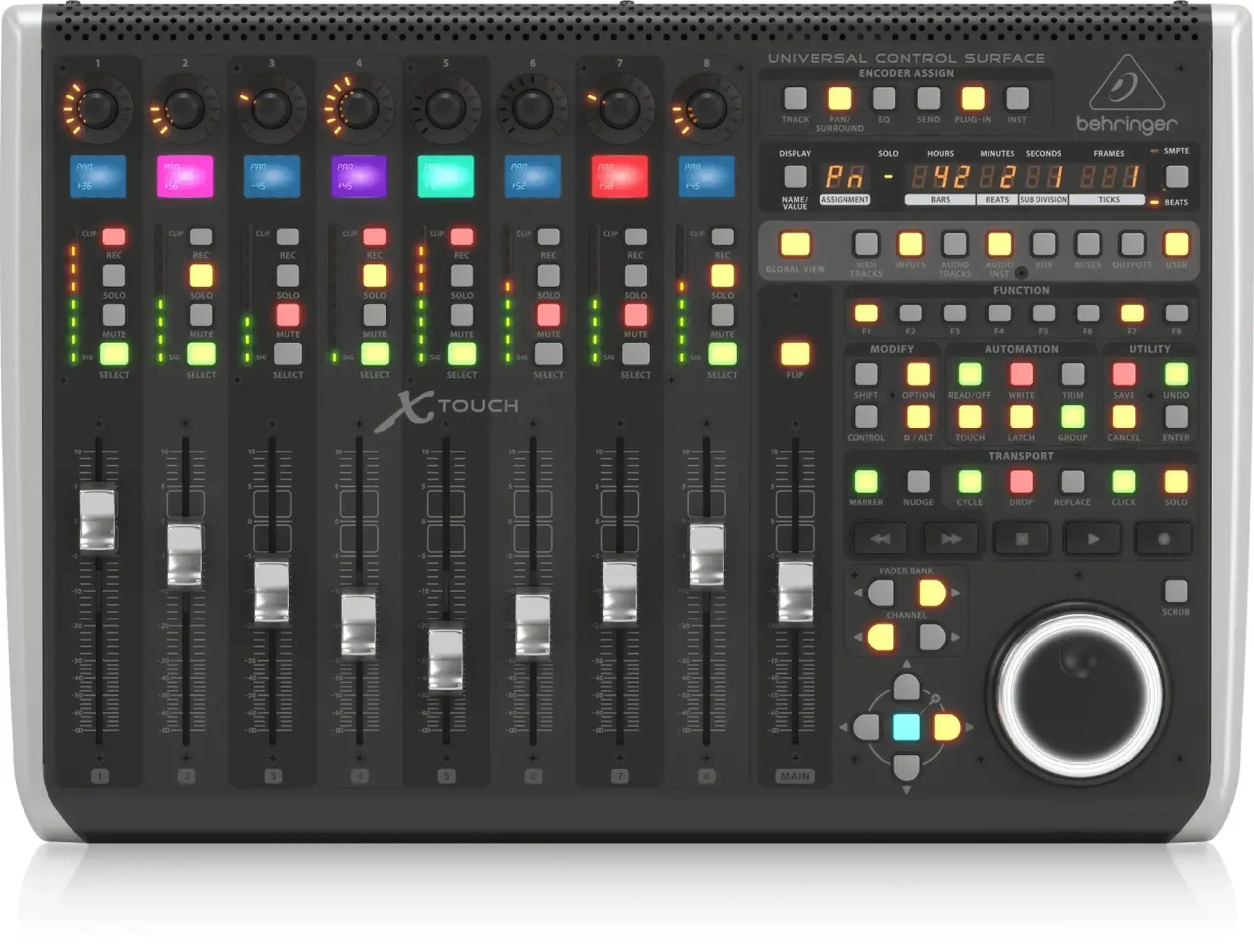 Behringer X-Touch – Controler DAW Universal cu Fader Motorizat și Touch LCD