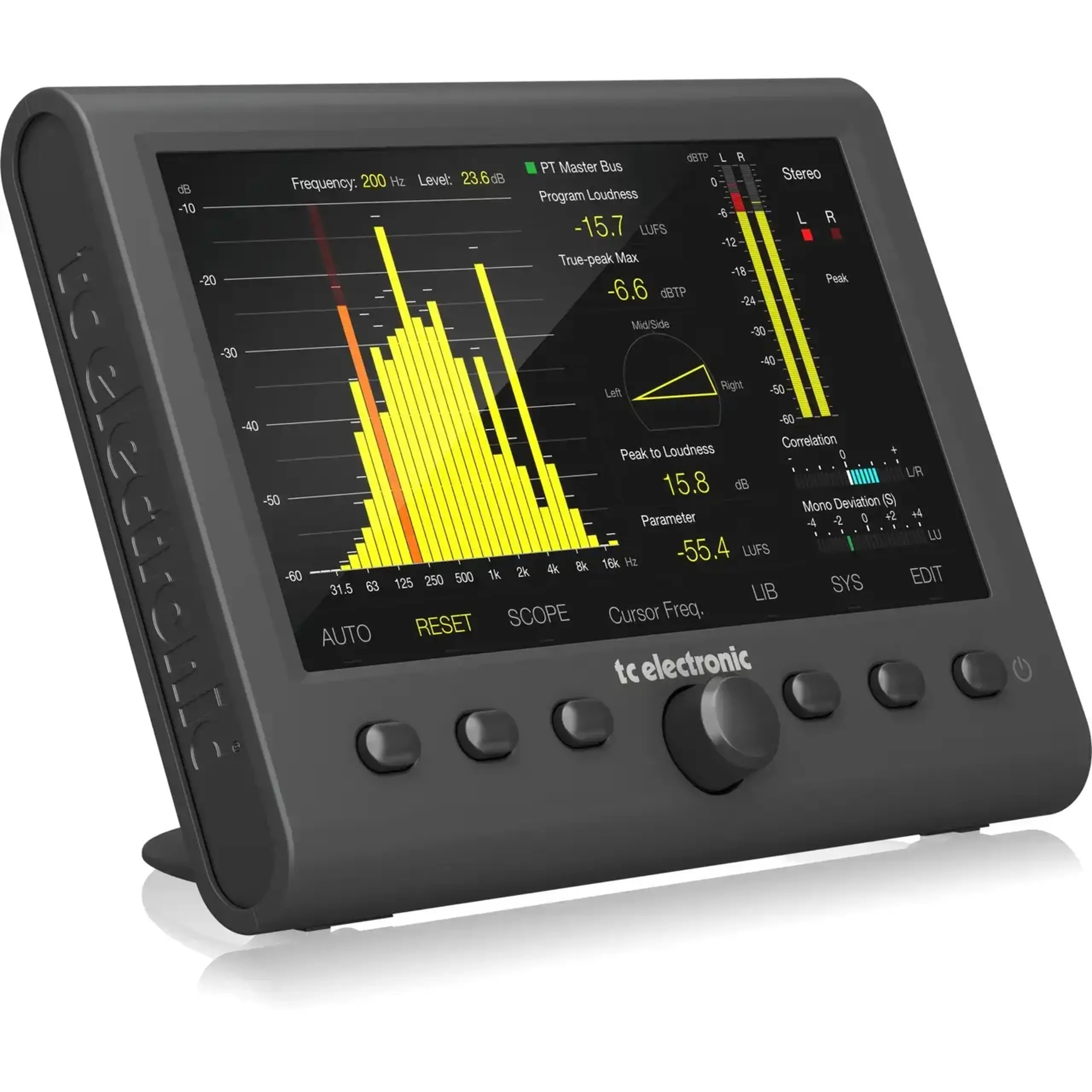 TC Electronic Clarity M Stereo – Măsurător Audio Profesional pentru Mixaj și Mastering