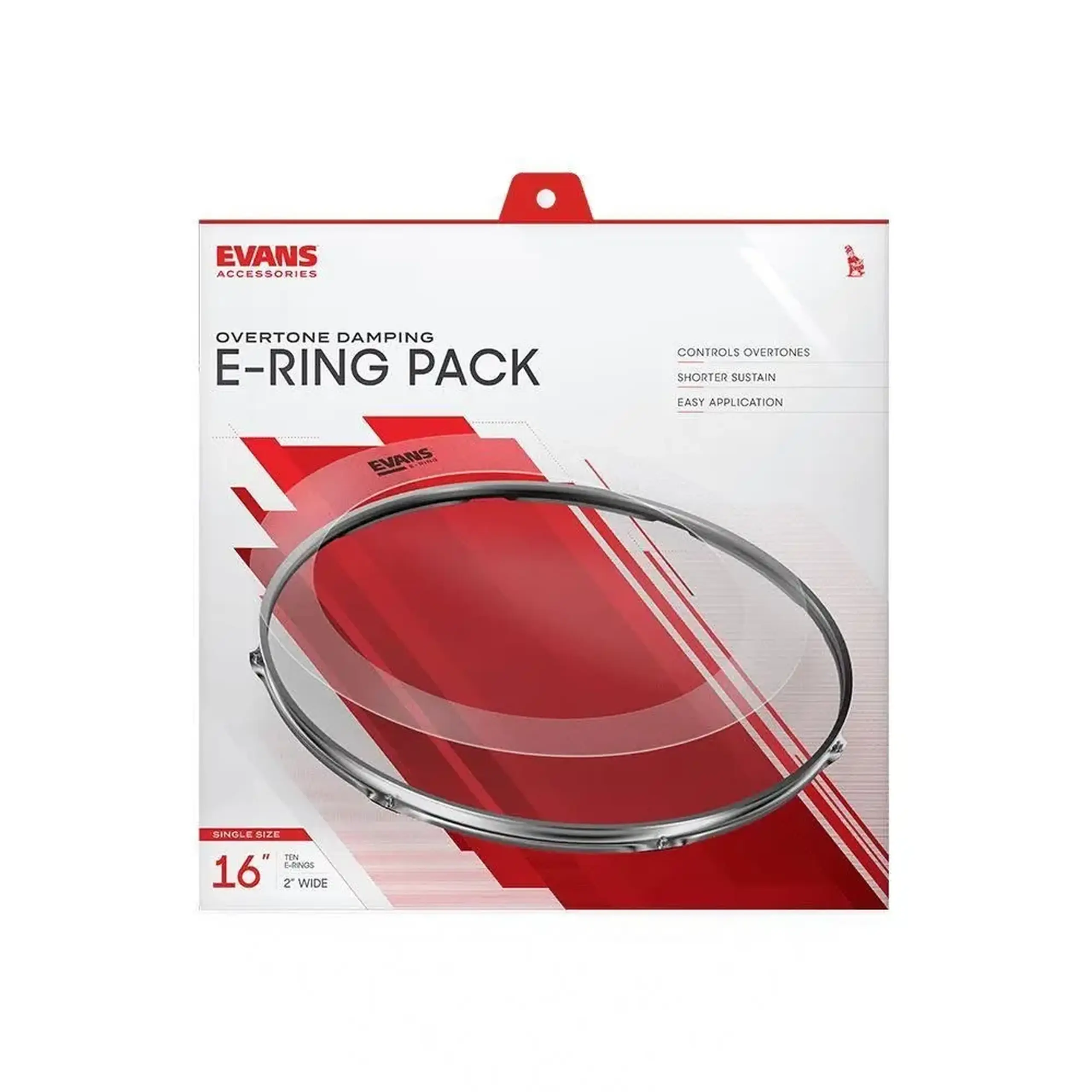E-Ring 16" Clear 2" Evans E16ER2