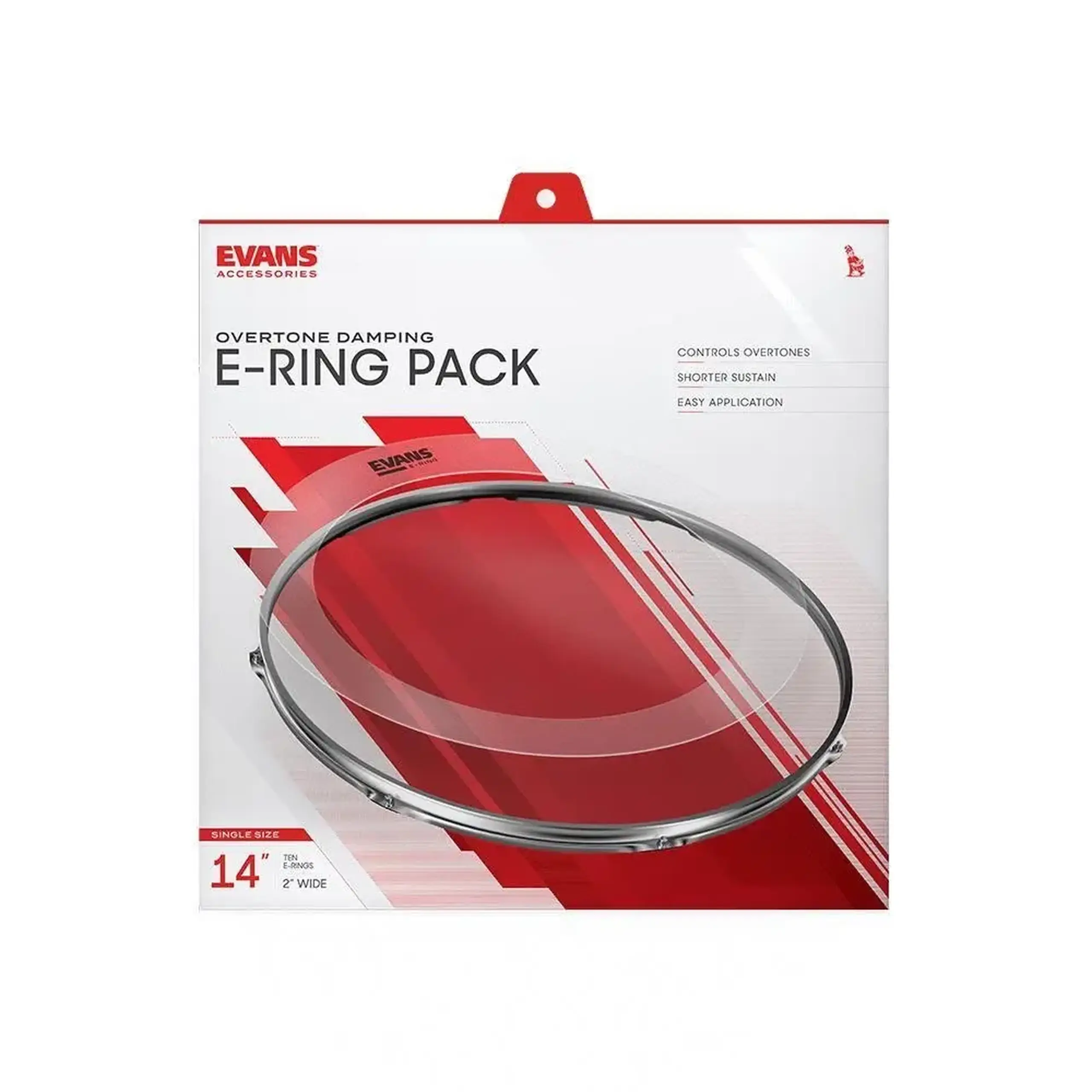Evans E14ER2 E-Ring 14" Clear 2