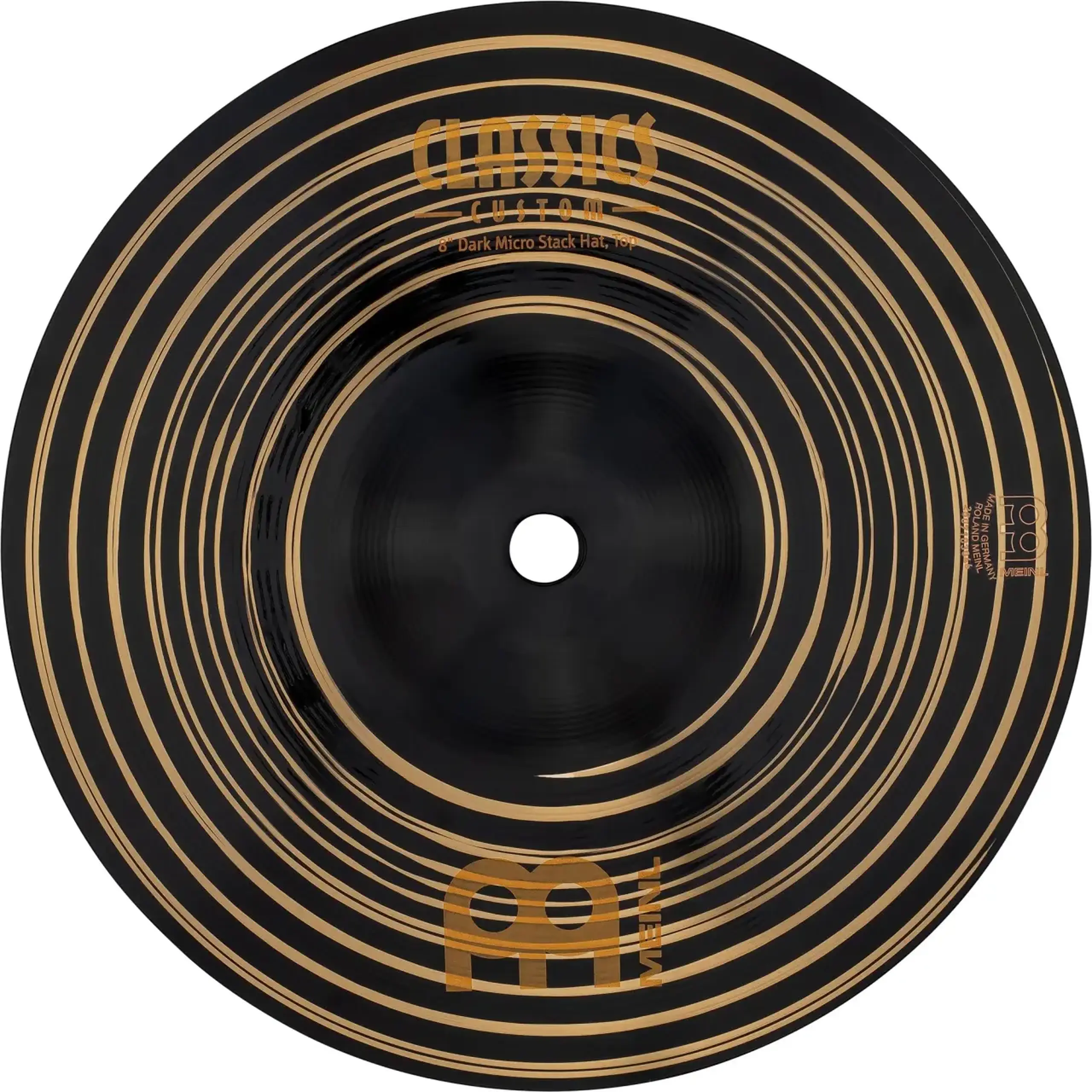 Meinl CC8DAH Classics Custom Dark Micro Stack Hats 8”