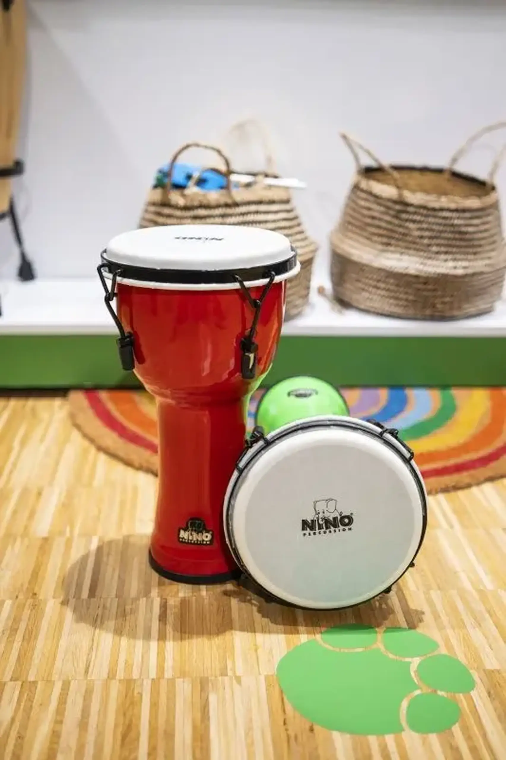 NINO NINO-PMDJ-GR Djembe sintetic 8"