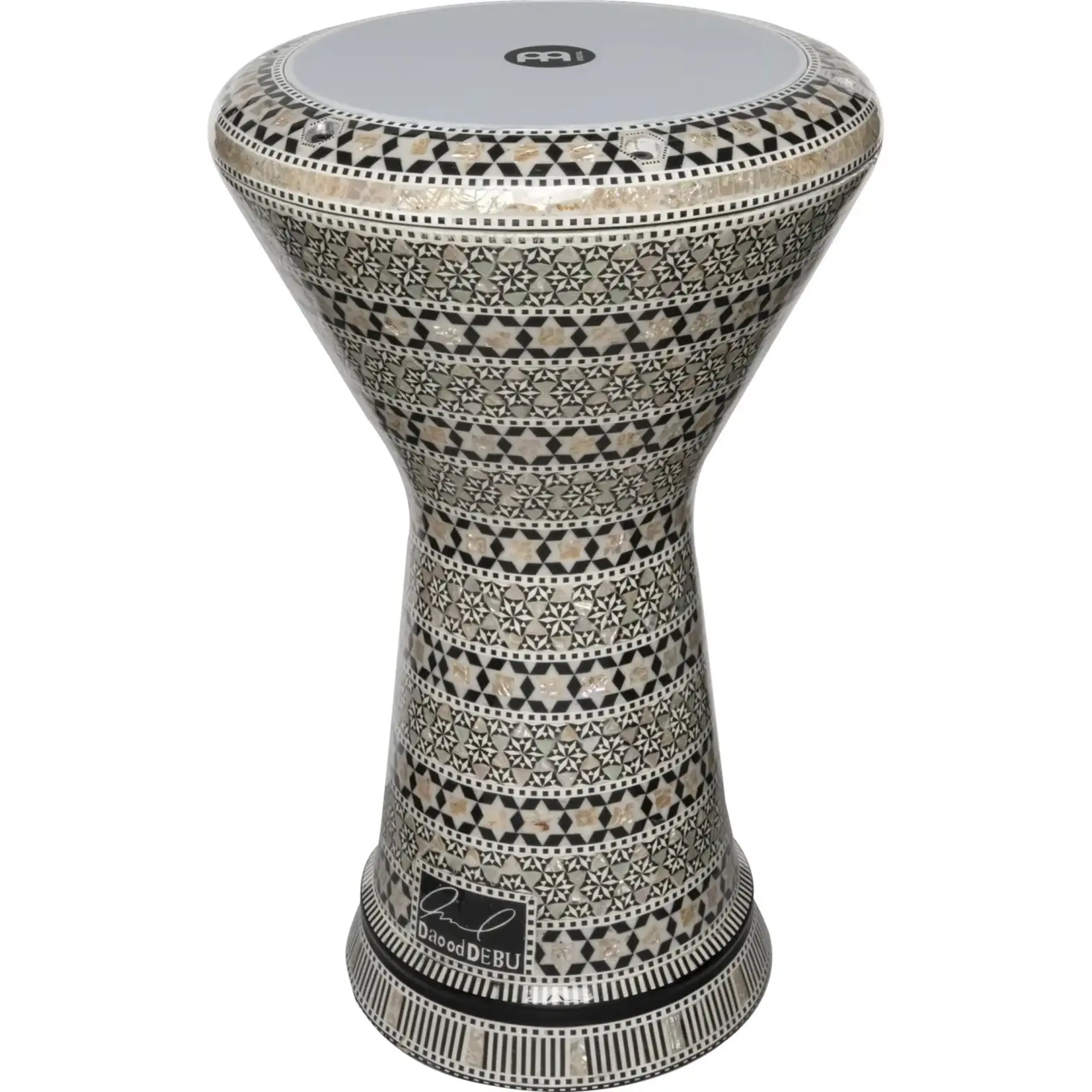 Meinl AEED6 Doumbek Daood Debu Signature Artisan Edition 9" White Pearl