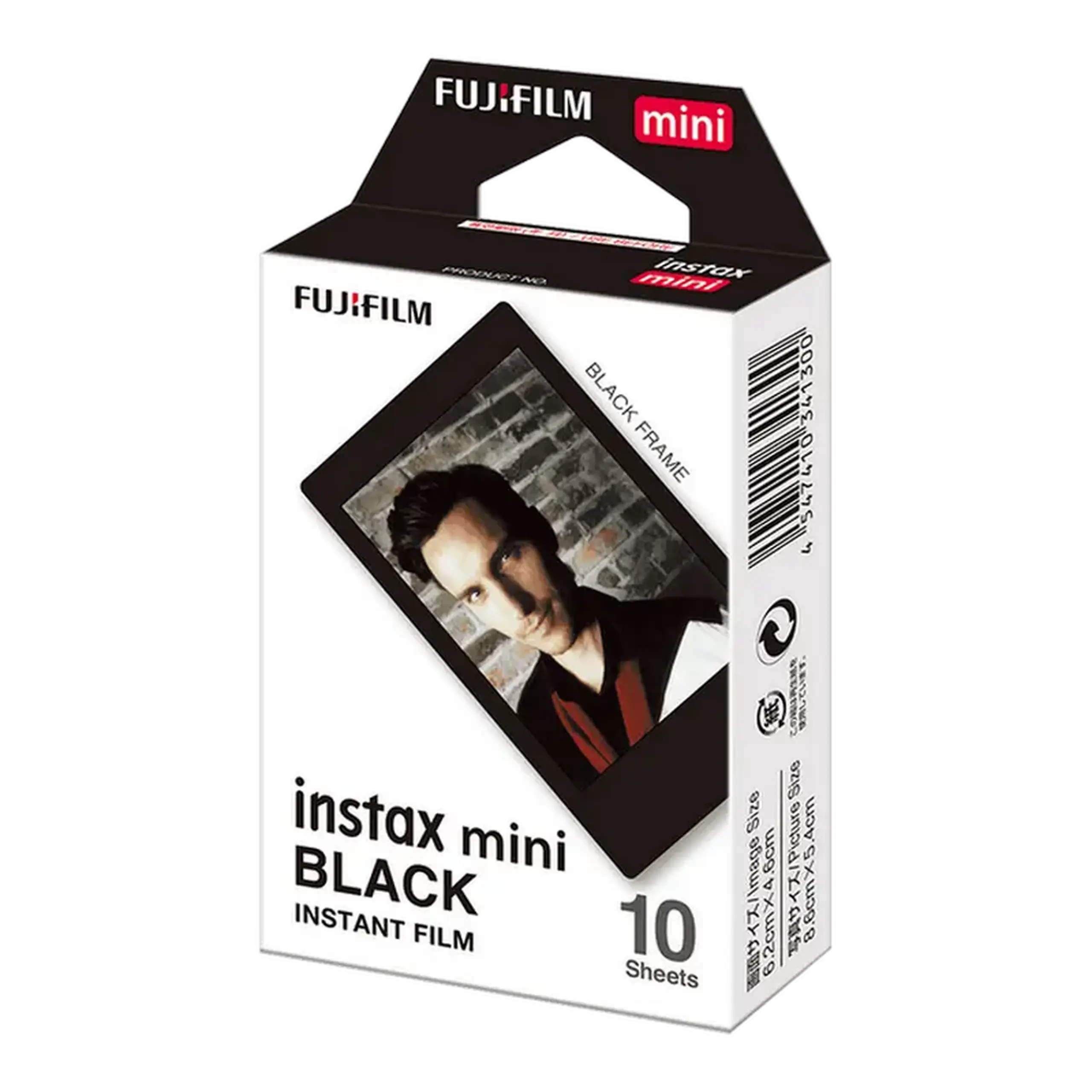 Fujifilm Instax Mini Instant Film (10 sheets) Black Frame