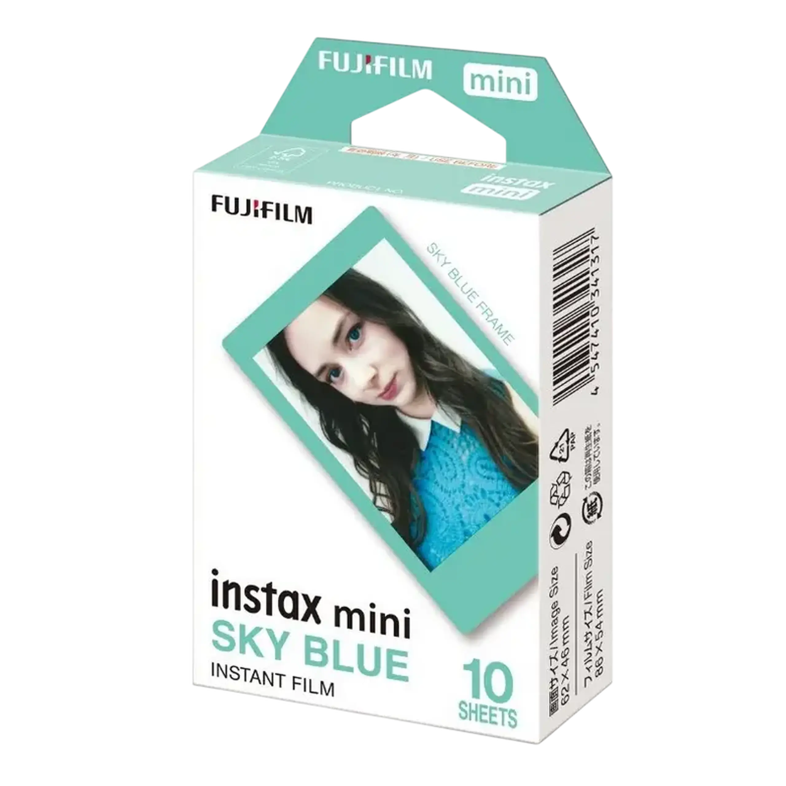 Fujifilm Instax Mini Instant Film (10 sheets) Sky Blue