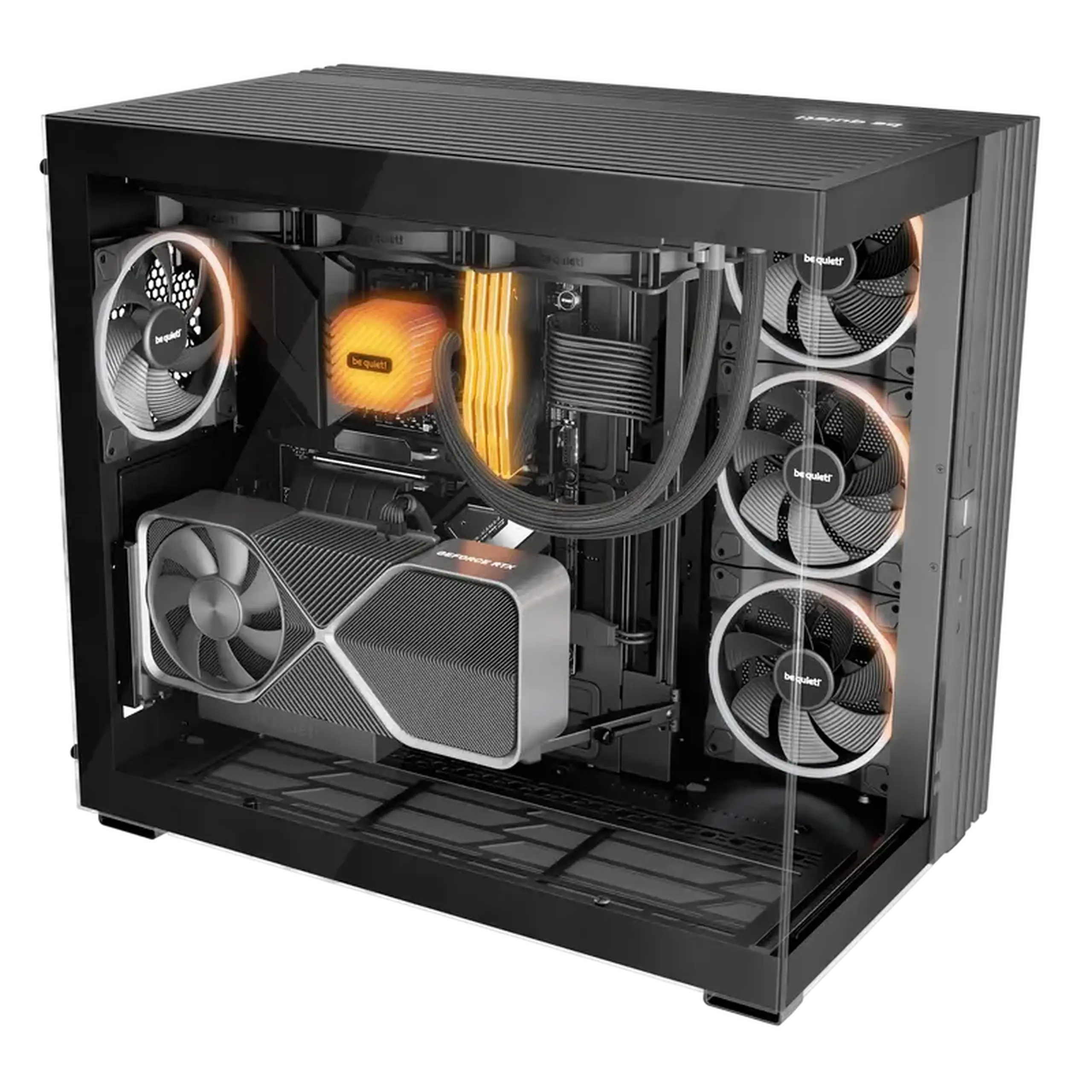 PC Case Fan be quiet! Light Wings PWM Reverse, 140x140x25 mm, <25.5db, 84.3 CFM, 1300RPM, 7 blades