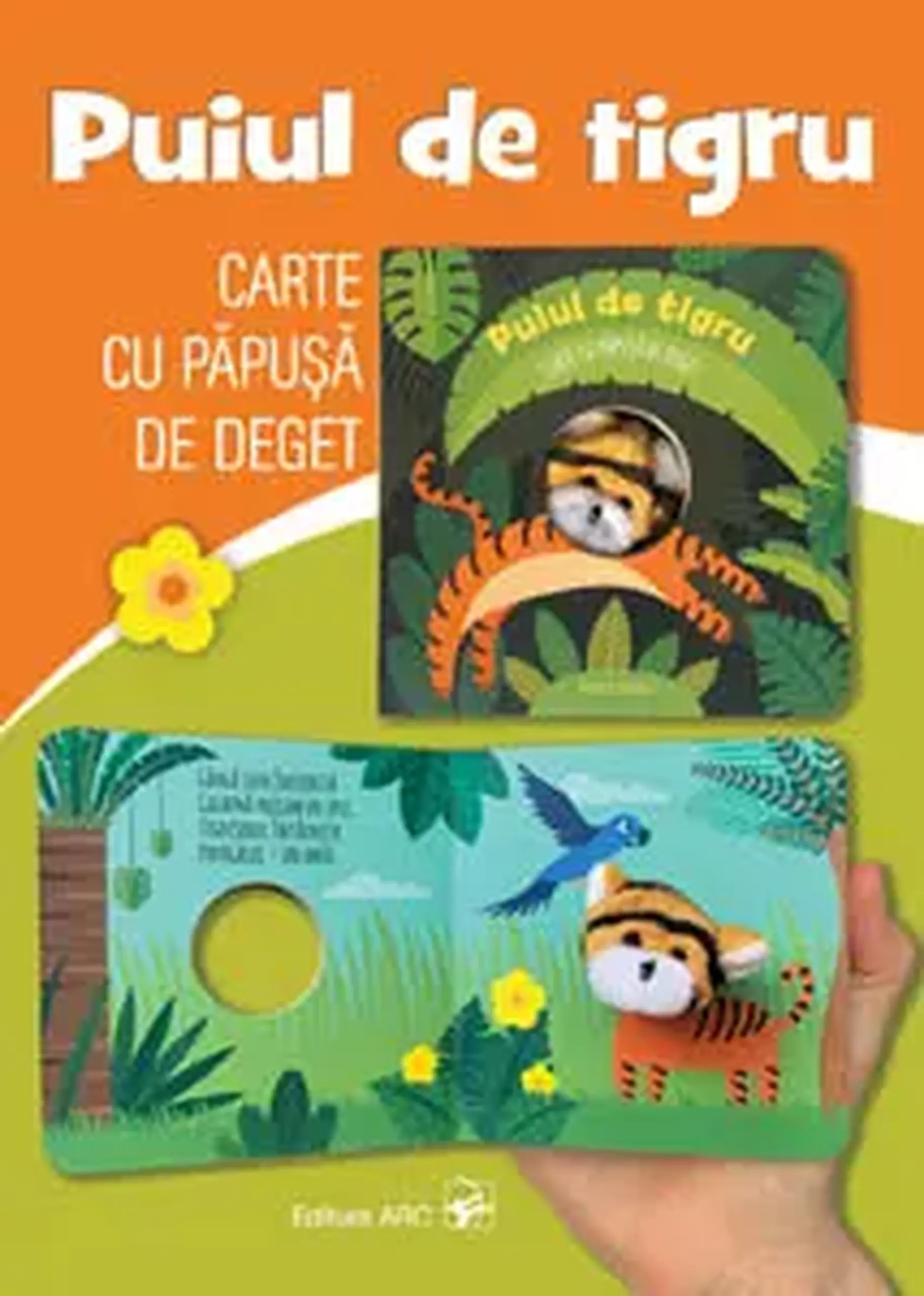Carte cu papusa pe deget. Puiul de tigru | Agnese Baruzzi