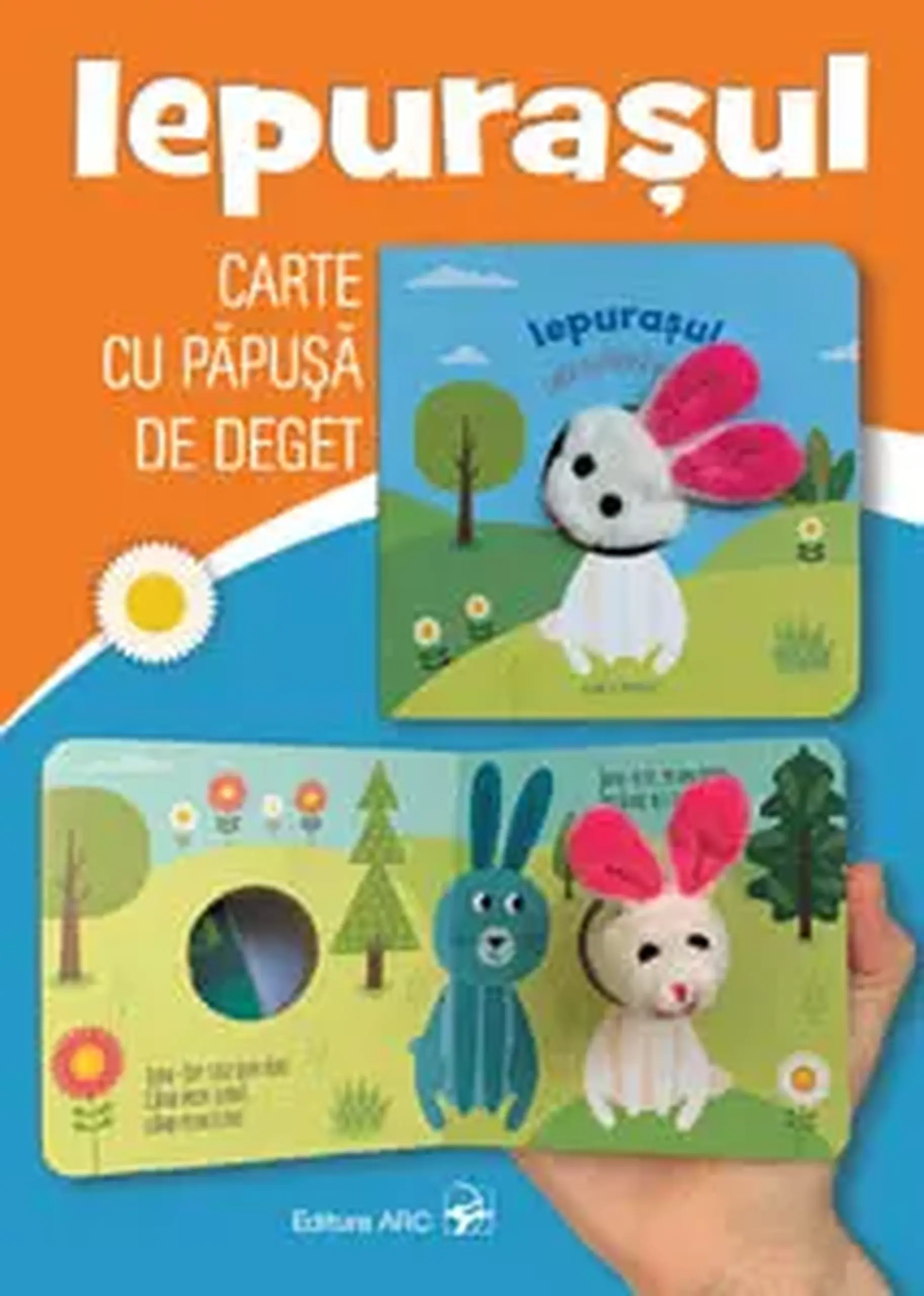 Carte cu papusa pe deget. Iepurasul | Agnese Baruzzi