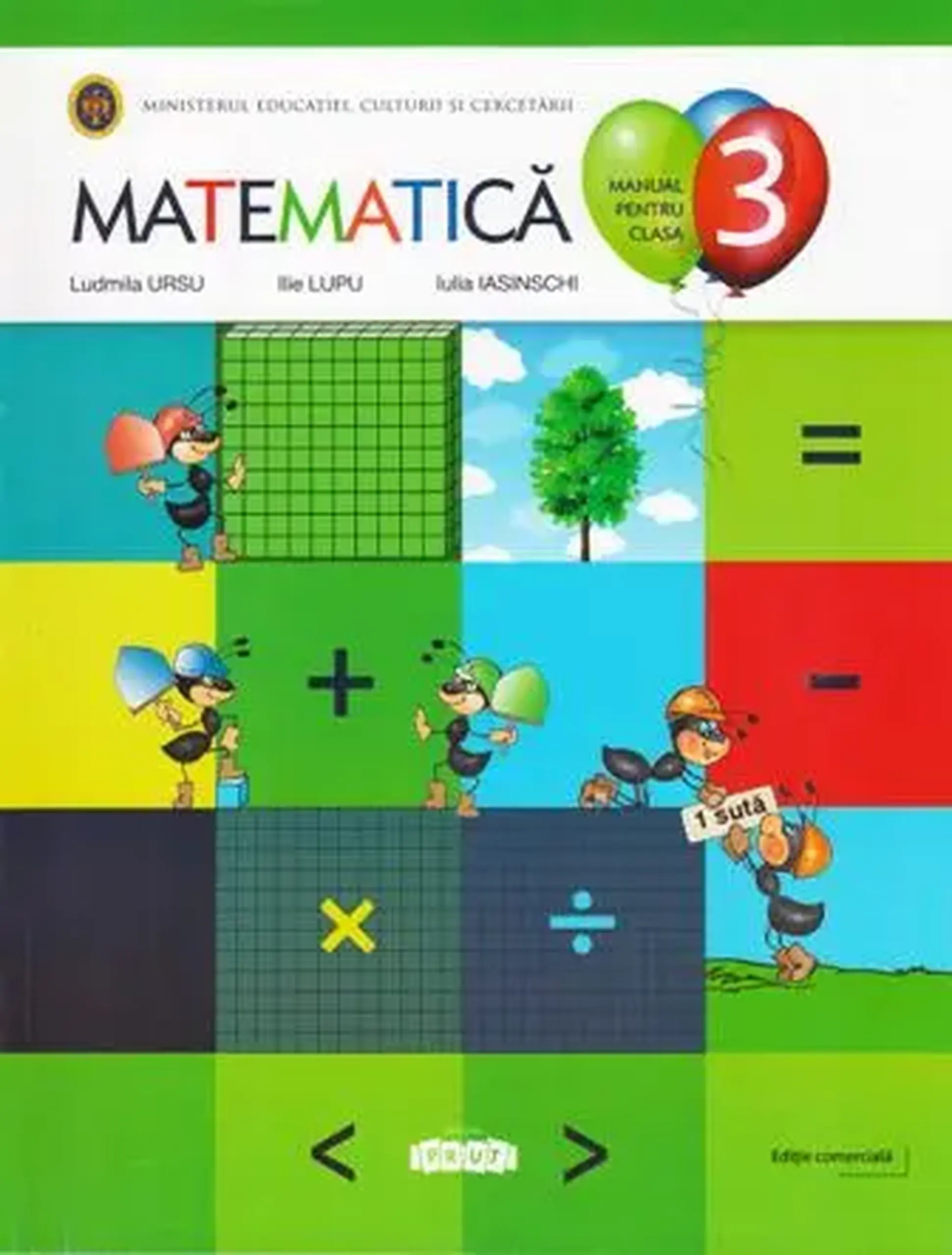 Matematica cl.3. Manual | Ludmila Ursu