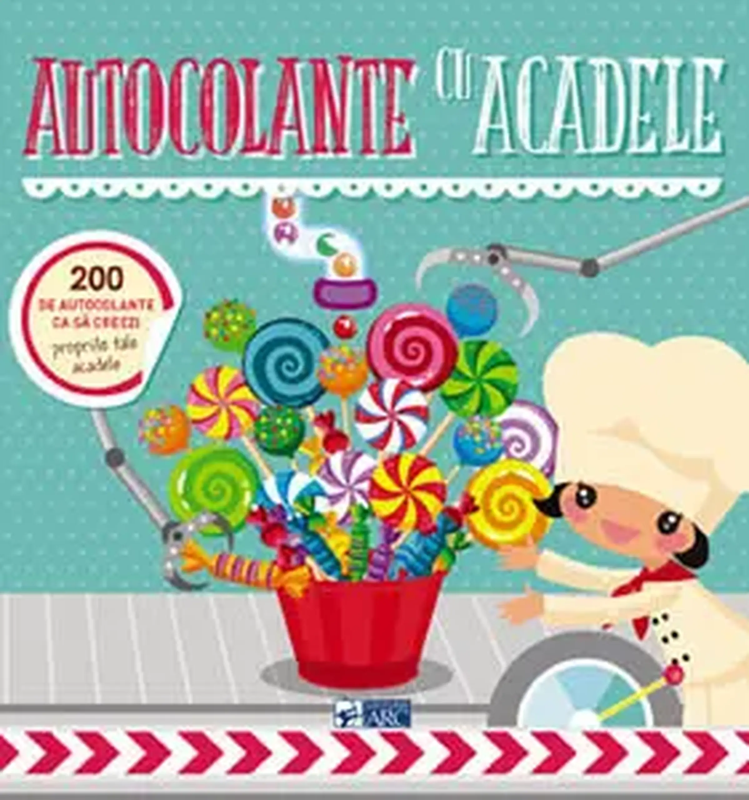 Autocolante dulci. Autocolante cu acadele