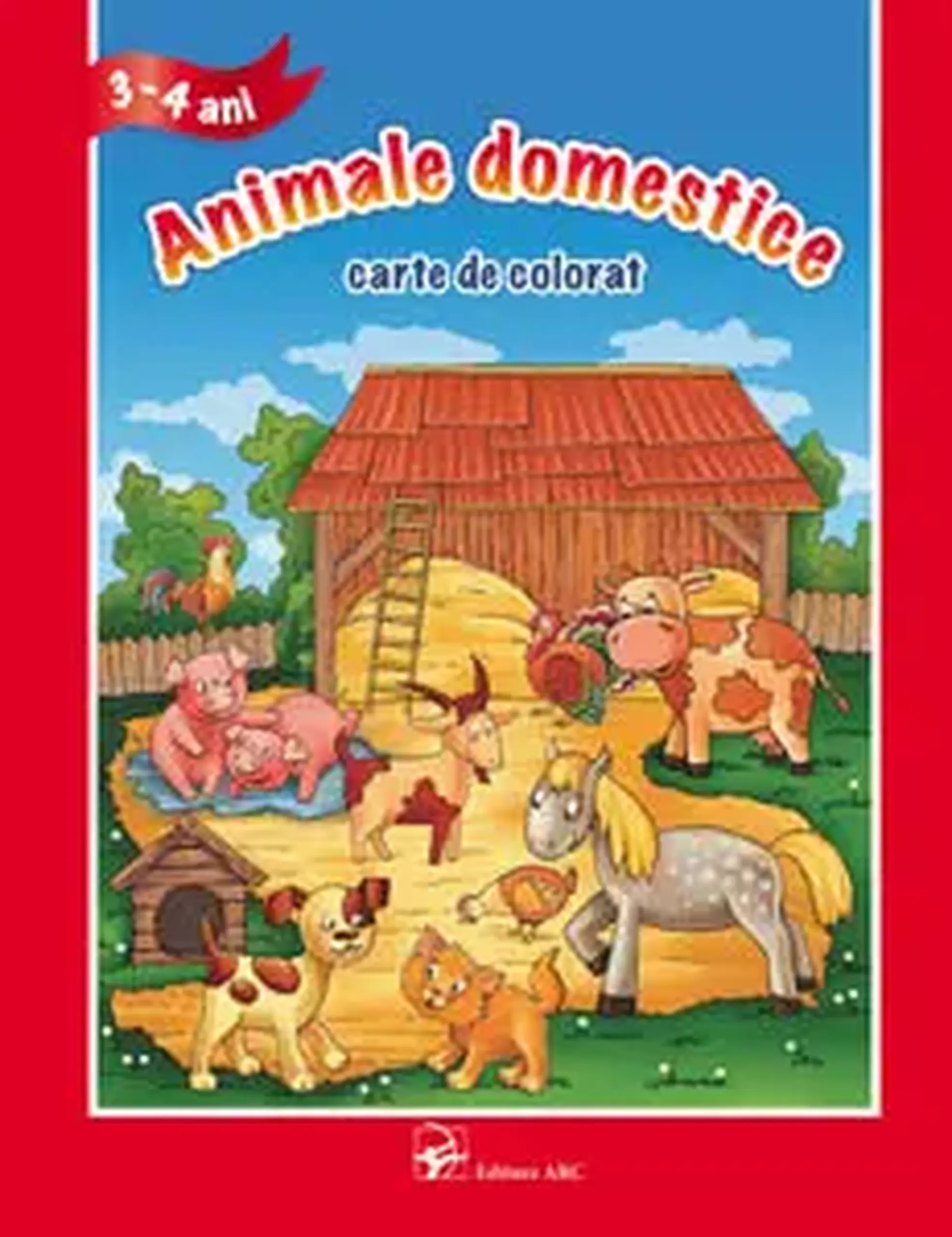 Carte de colorat. Animale domestice | Alina Smirnova