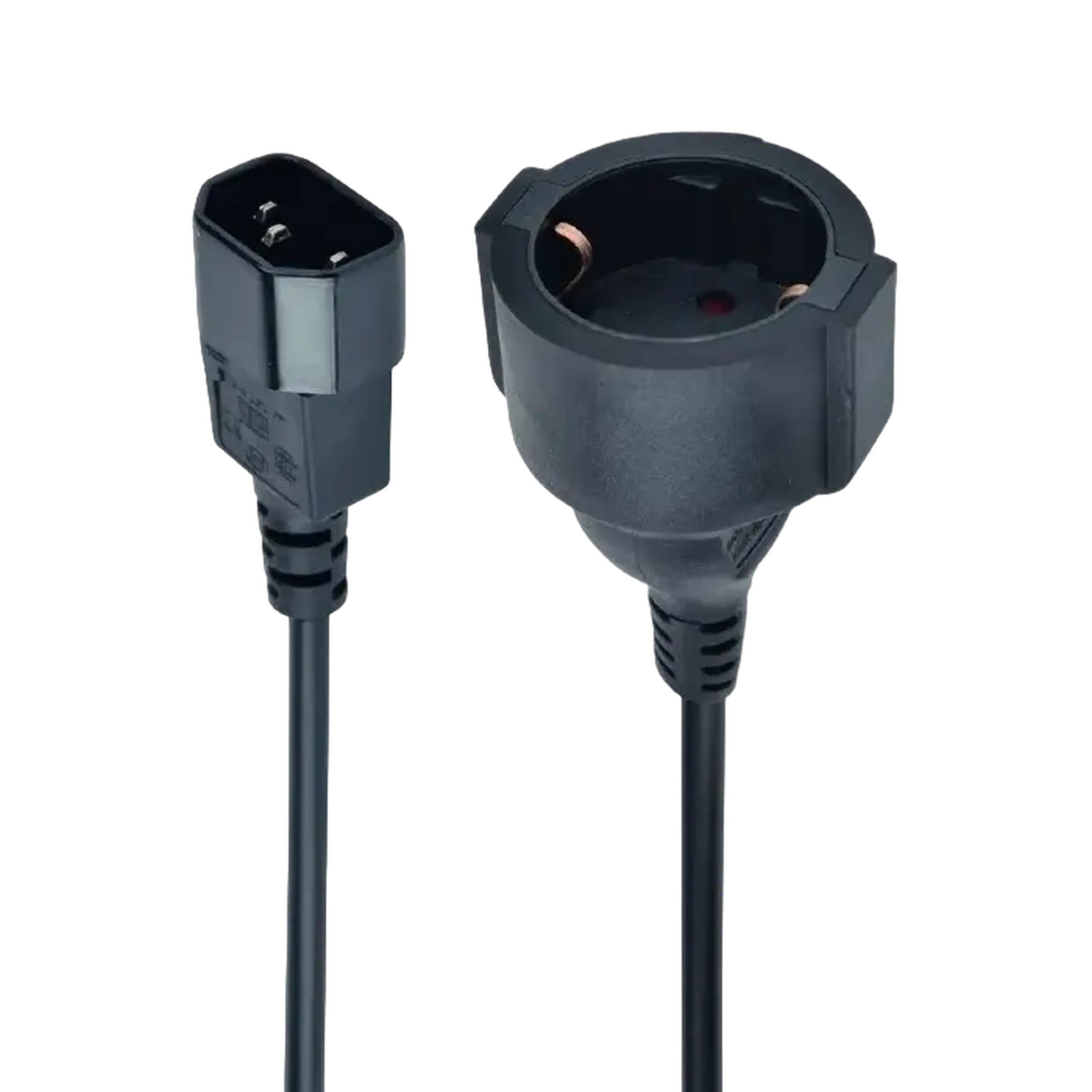 Cablu adaptor de alimentare Cablexpert PC-SFC14M-01, 0,2m, Negru