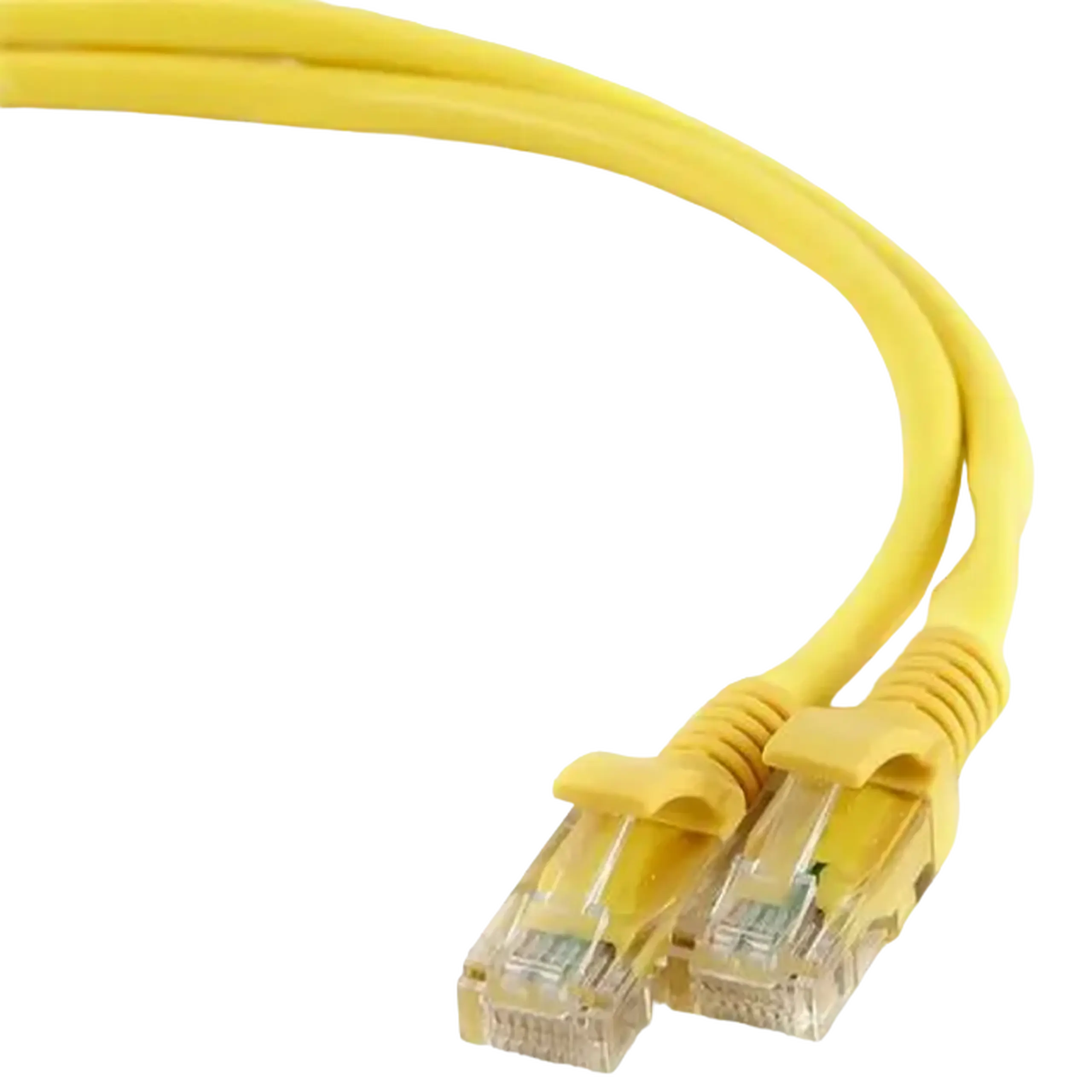 Patch cord Cablexpert PP12-0.25M/Y, CAT5e UTP, 0,25m, Galben
