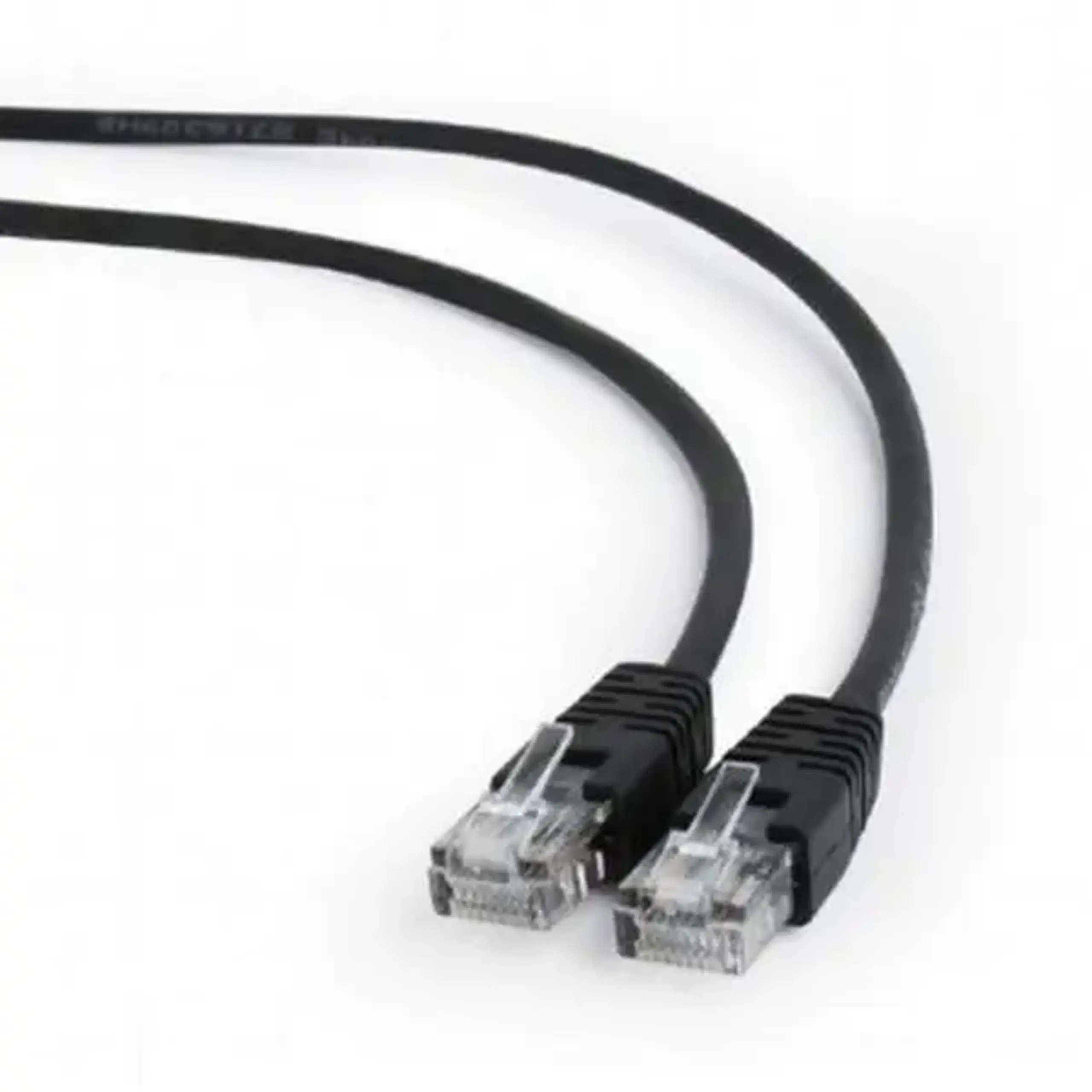 Patch cord Cablexpert PP12-0.5M/BK, CAT5e UTP, 0,5m, Negru