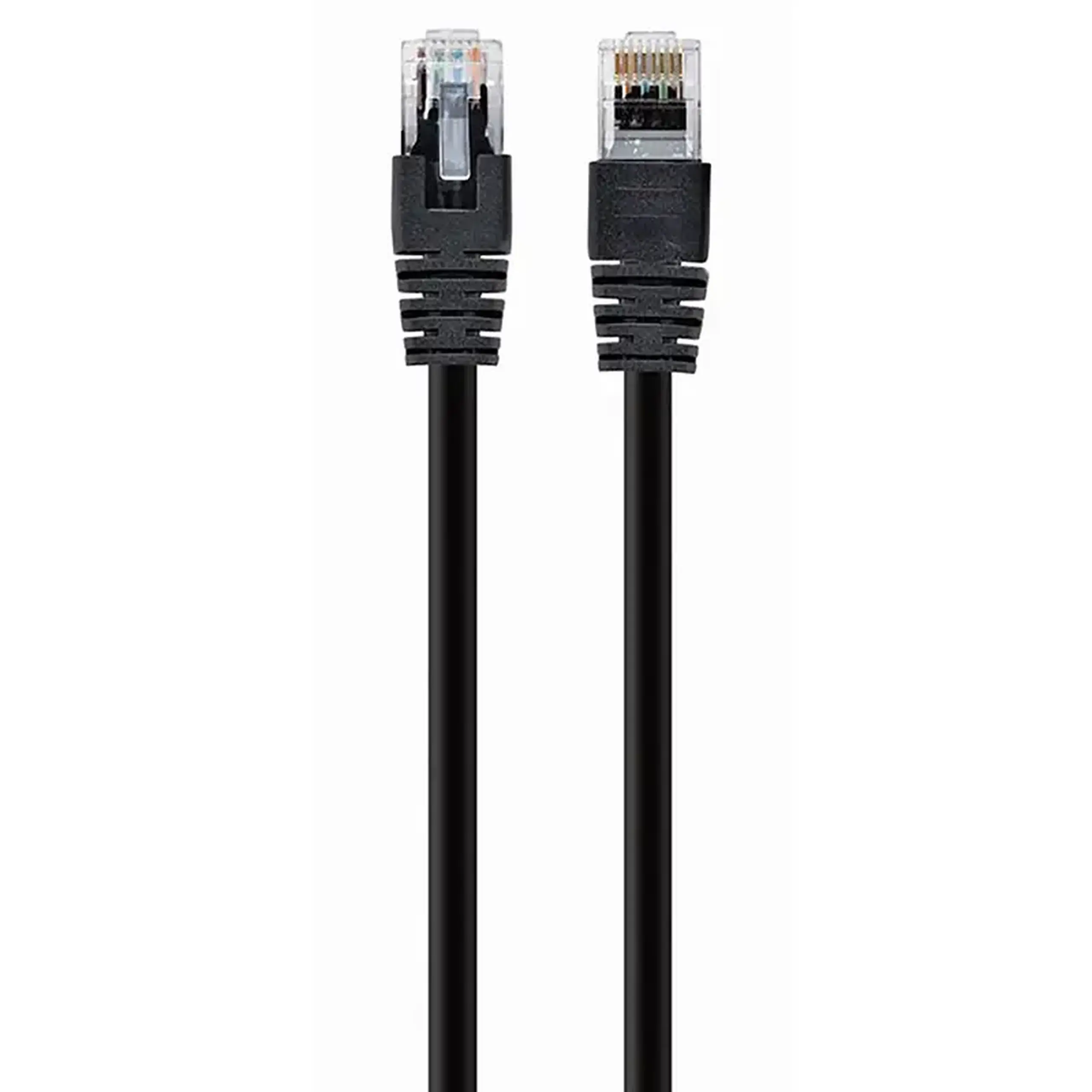 Patch cord Cablexpert PP12-2M/BK, CAT5e UTP, 2m, Negru