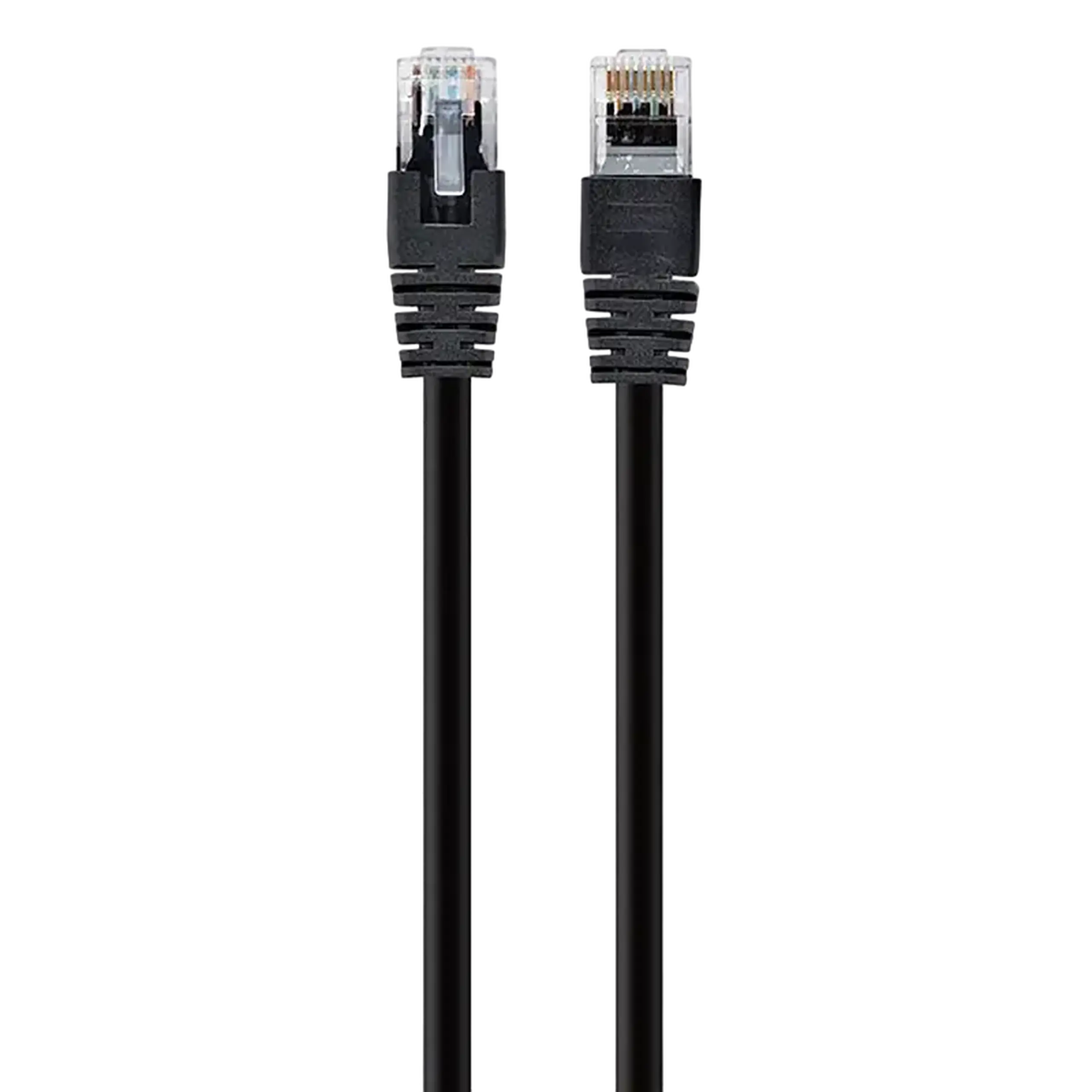 Patch cord Cablexpert PP12-5M/BK, CAT5e UTP, 5m, Negru