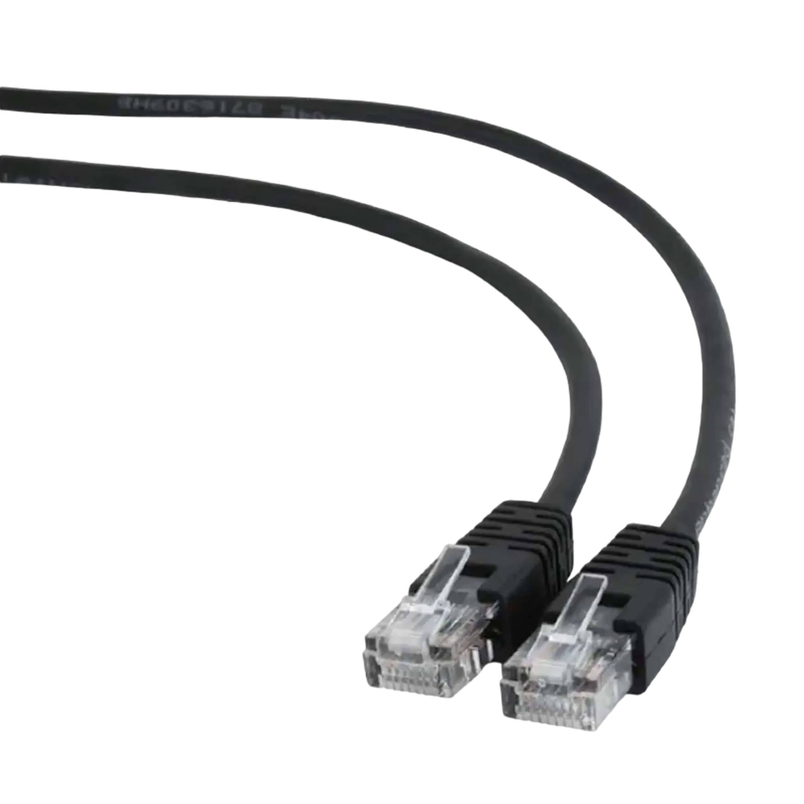Patch cord Cablexpert PP12-5M/BK, CAT5e UTP, 5m, Negru