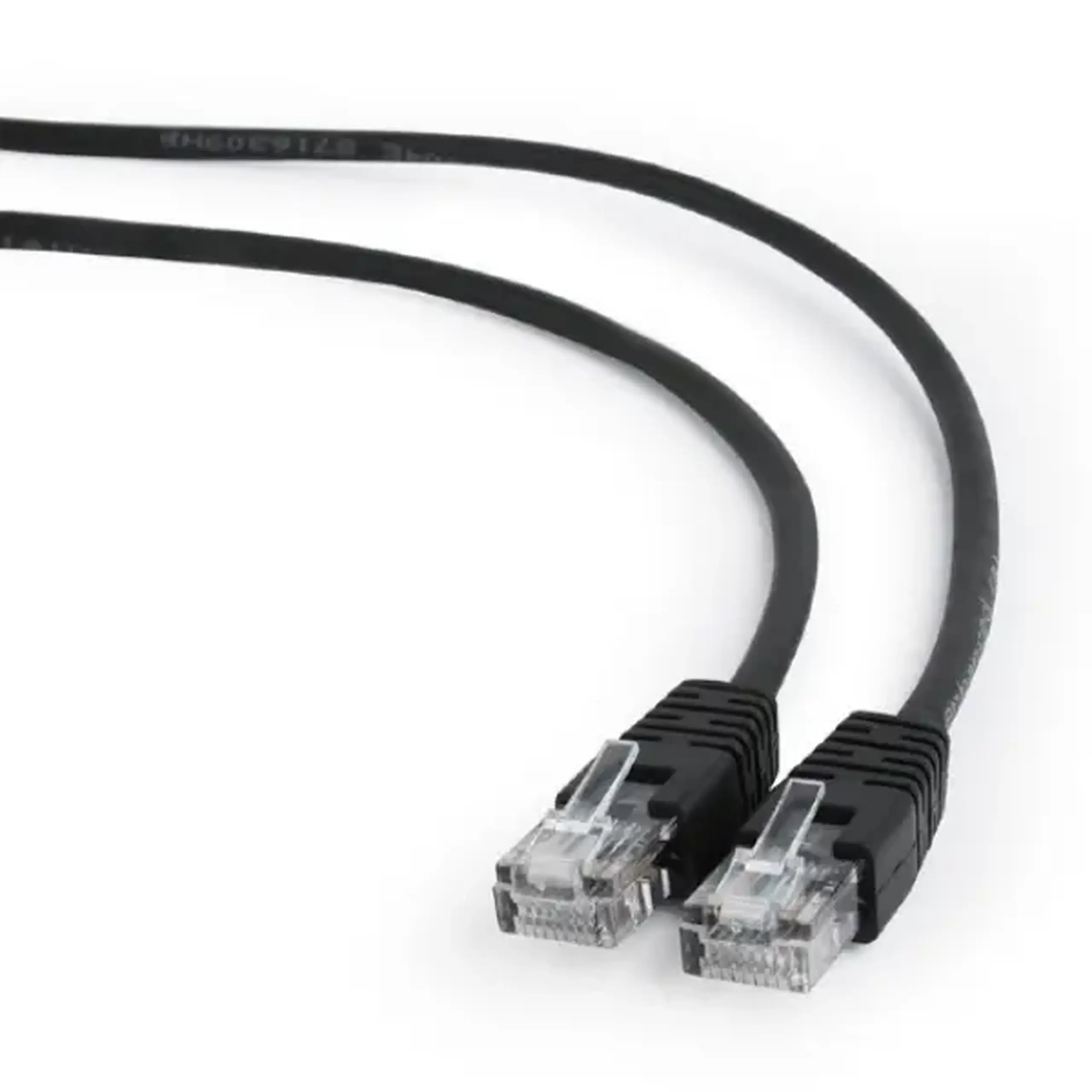 Patch cord Cablexpert PP12-5M/BK, CAT5e UTP, 5m, Negru