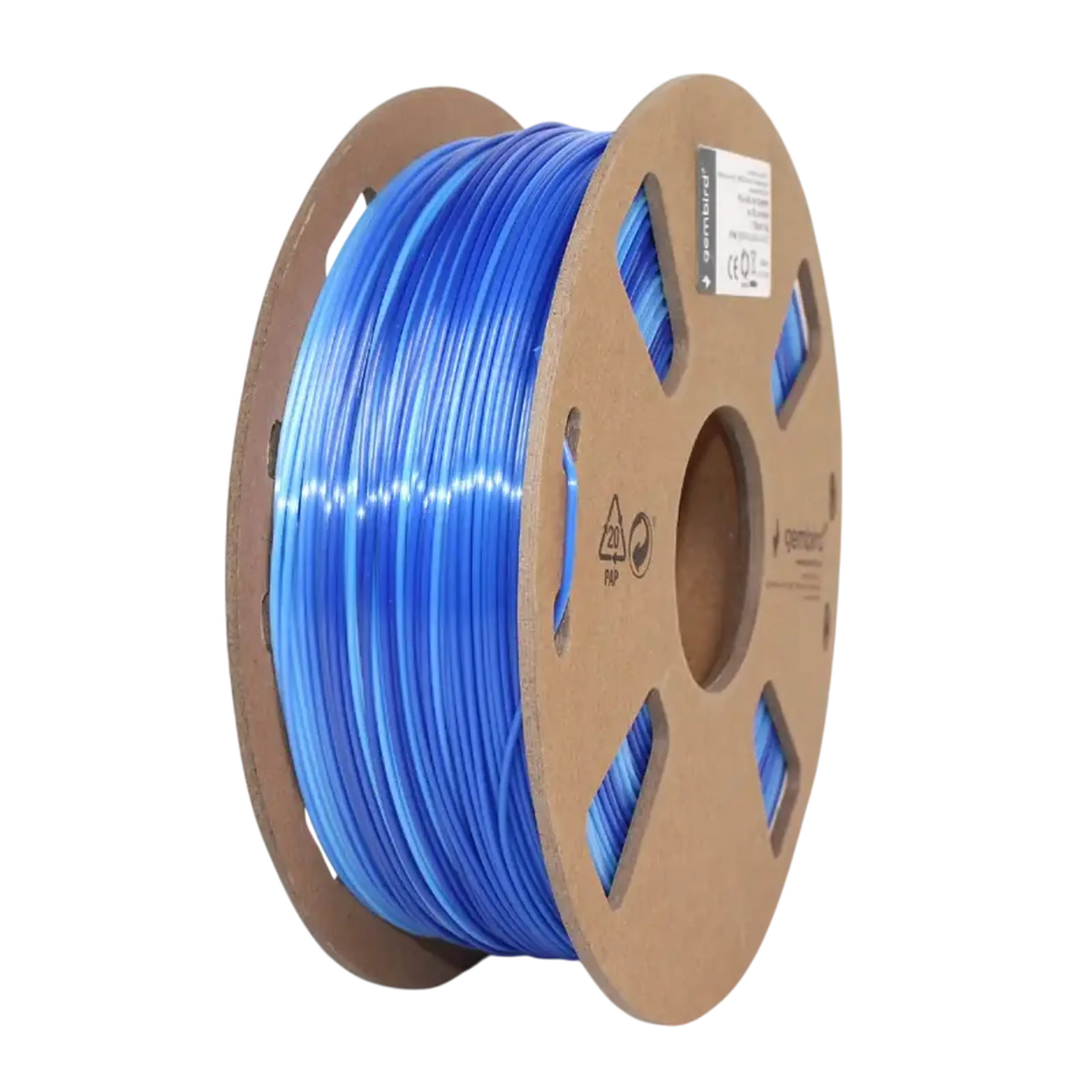 Filament pentru imprimantă 3D Gembird 3DP-PLA-SK-01-ICE, PLA, Albastru gheață