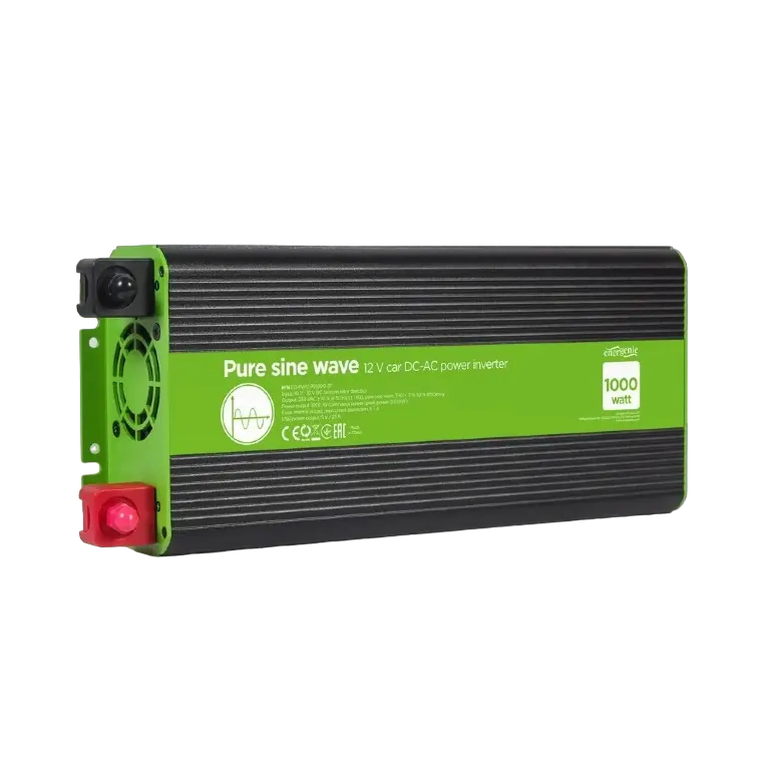 Invertor Auto Energenie EG-PWC-PS1000-01, 1000W, Multicolor