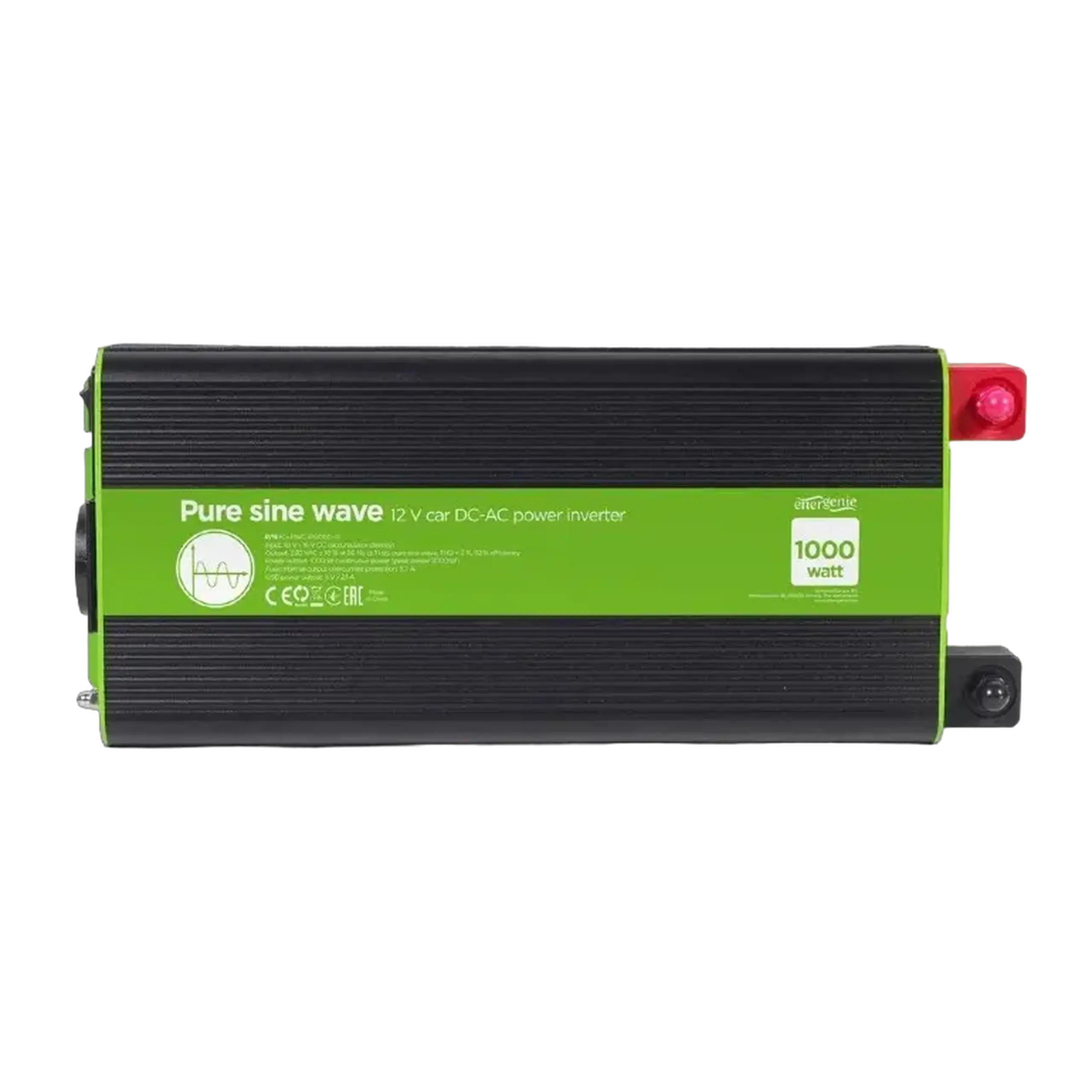 Invertor Auto Energenie EG-PWC-PS1000-01, 1000W, Multicolor