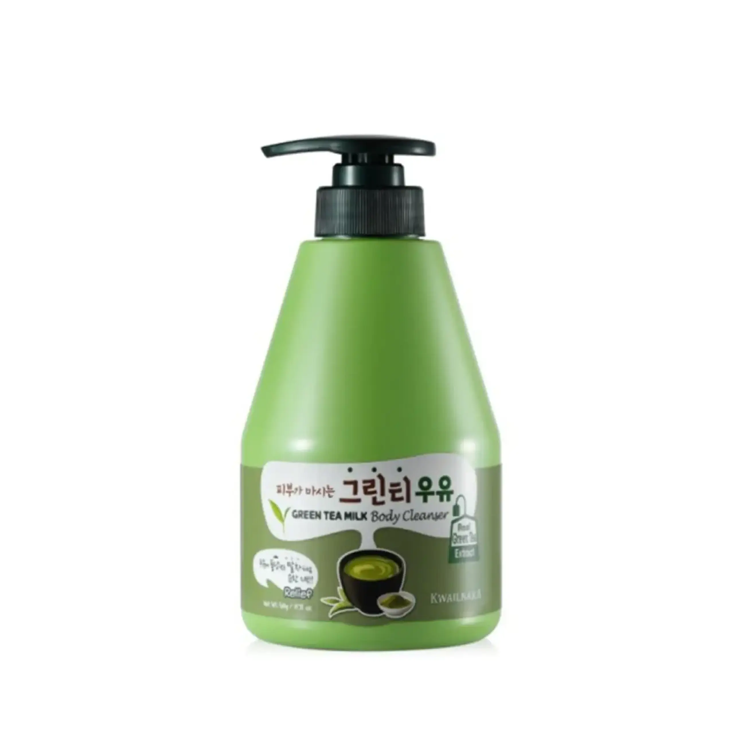 Gel de curatare pentru corp Kwailnara, Green Tea Milk Body Cleanser, 560 ml