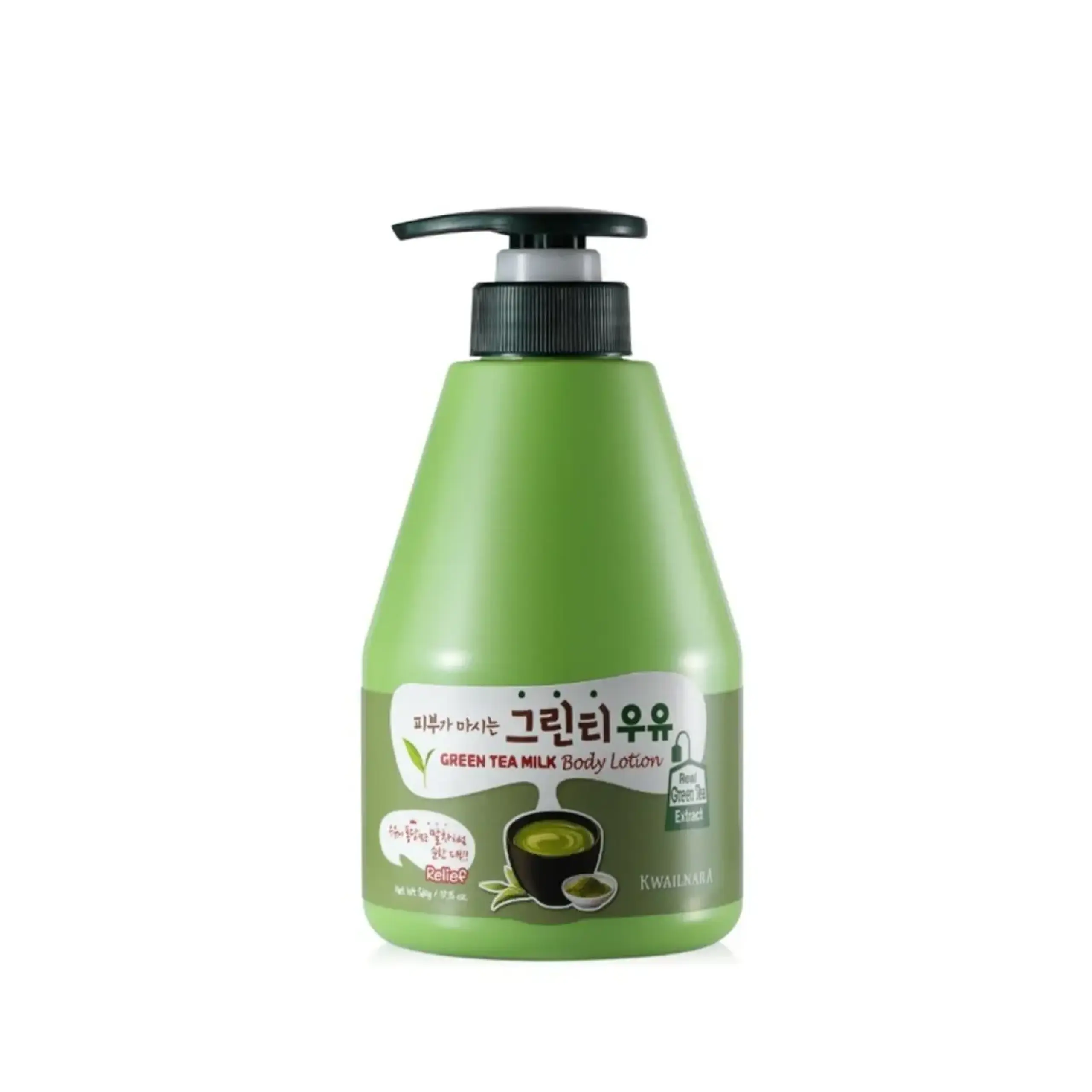Lotiune pentru corp Kwailnara, Green Tea Milk Body Lotion, 560 ml