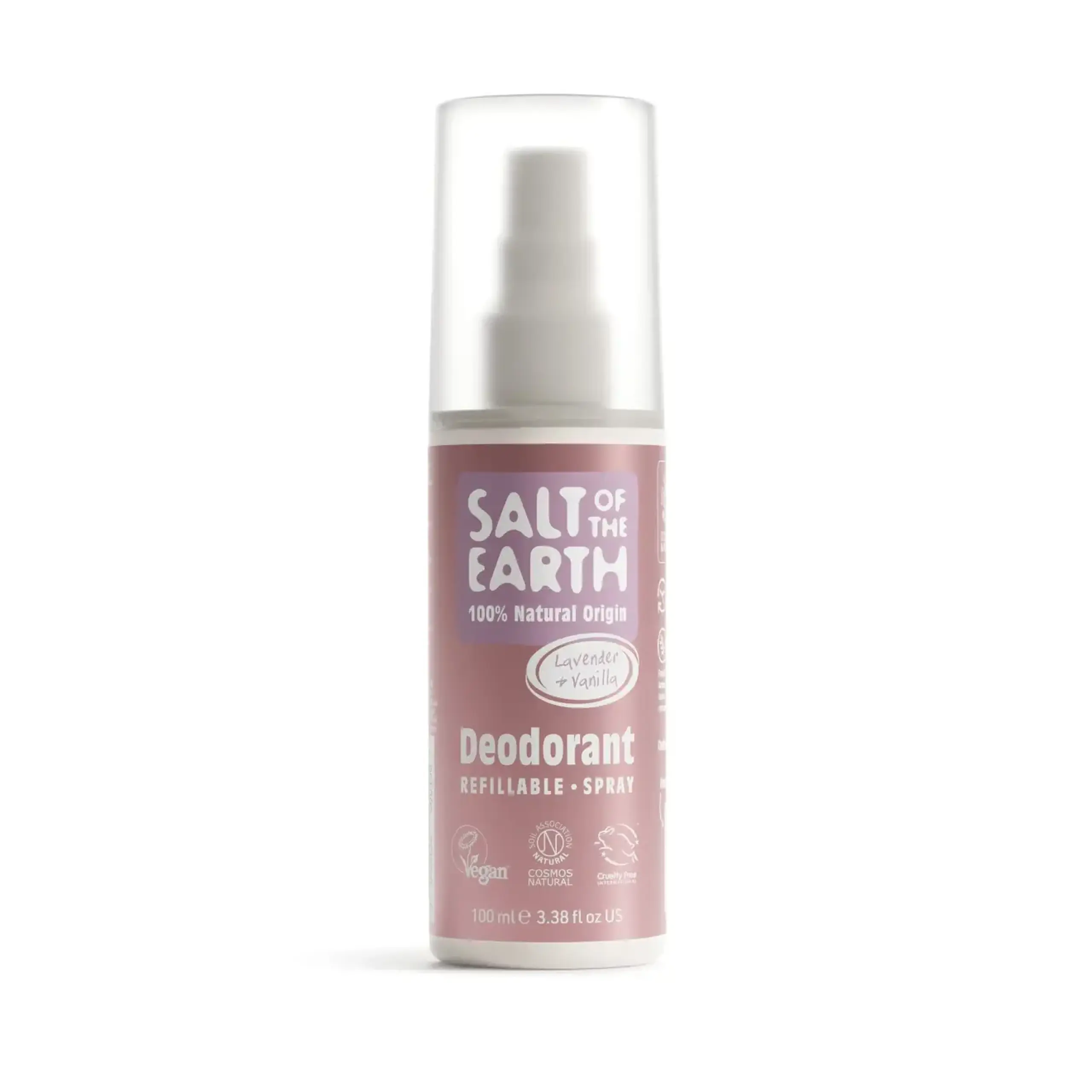 Salt of the Earth, Lavender & Vanilla Natural Deodorant Spray, 100 ml