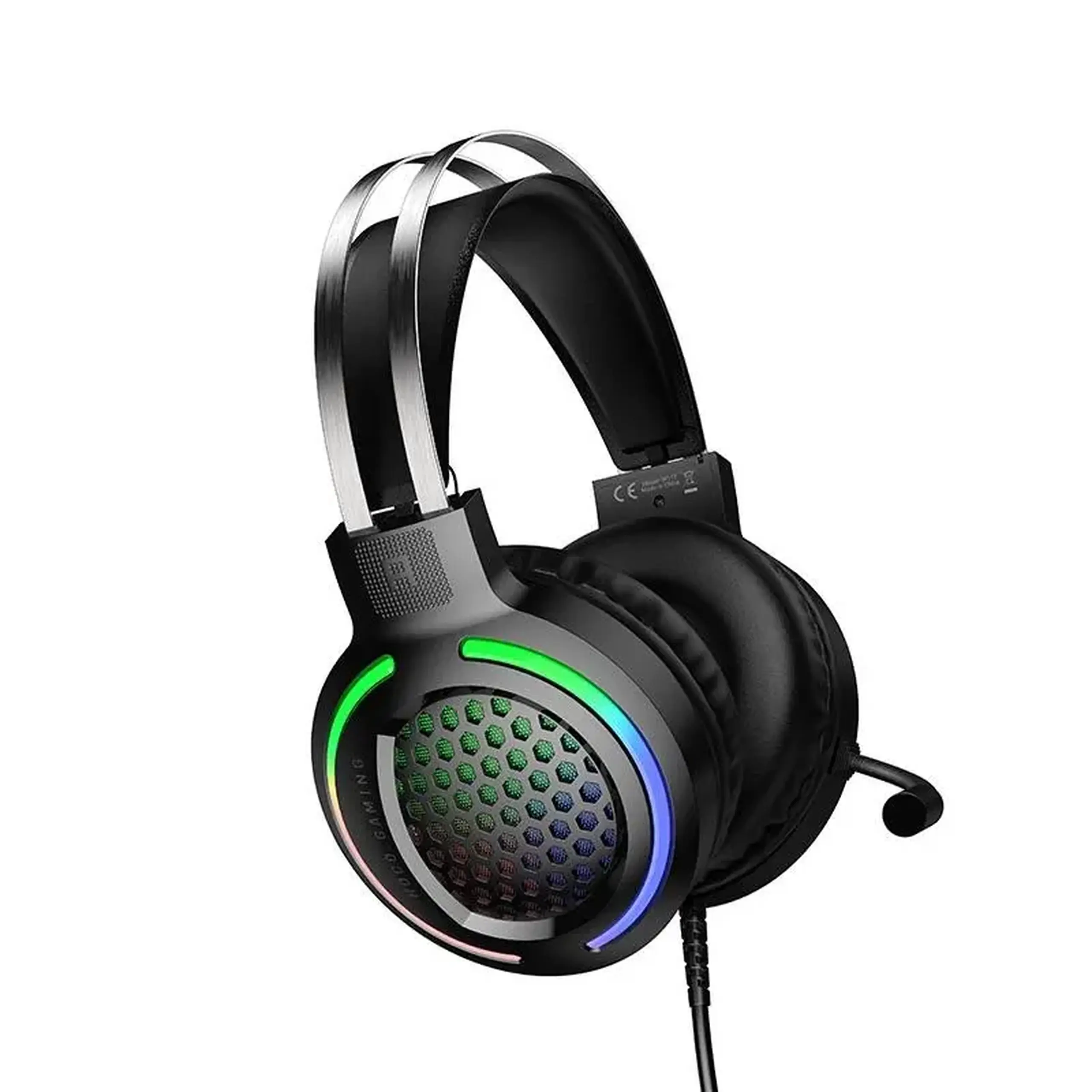 Căști gaming Hoco W117 | RGB | 50 mm | Negru