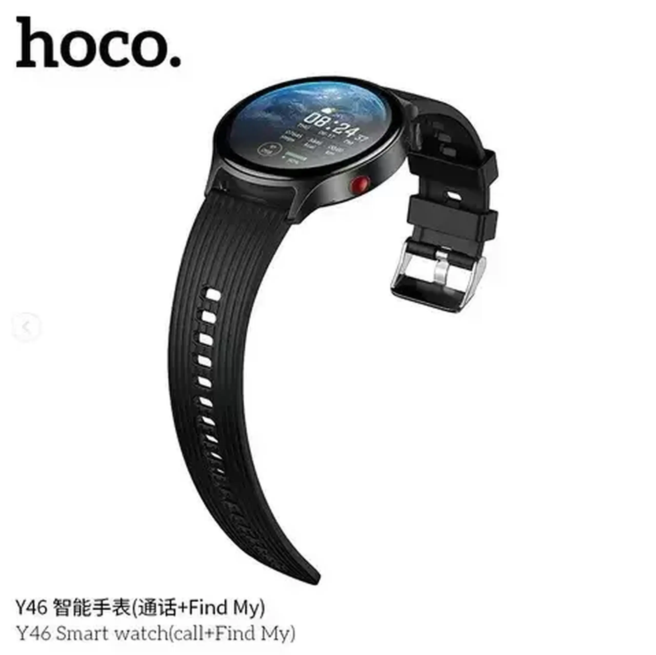 Ceas smartwatch Hoco Y46 | 1.39″ | Apeluri Bluetooth | Negru