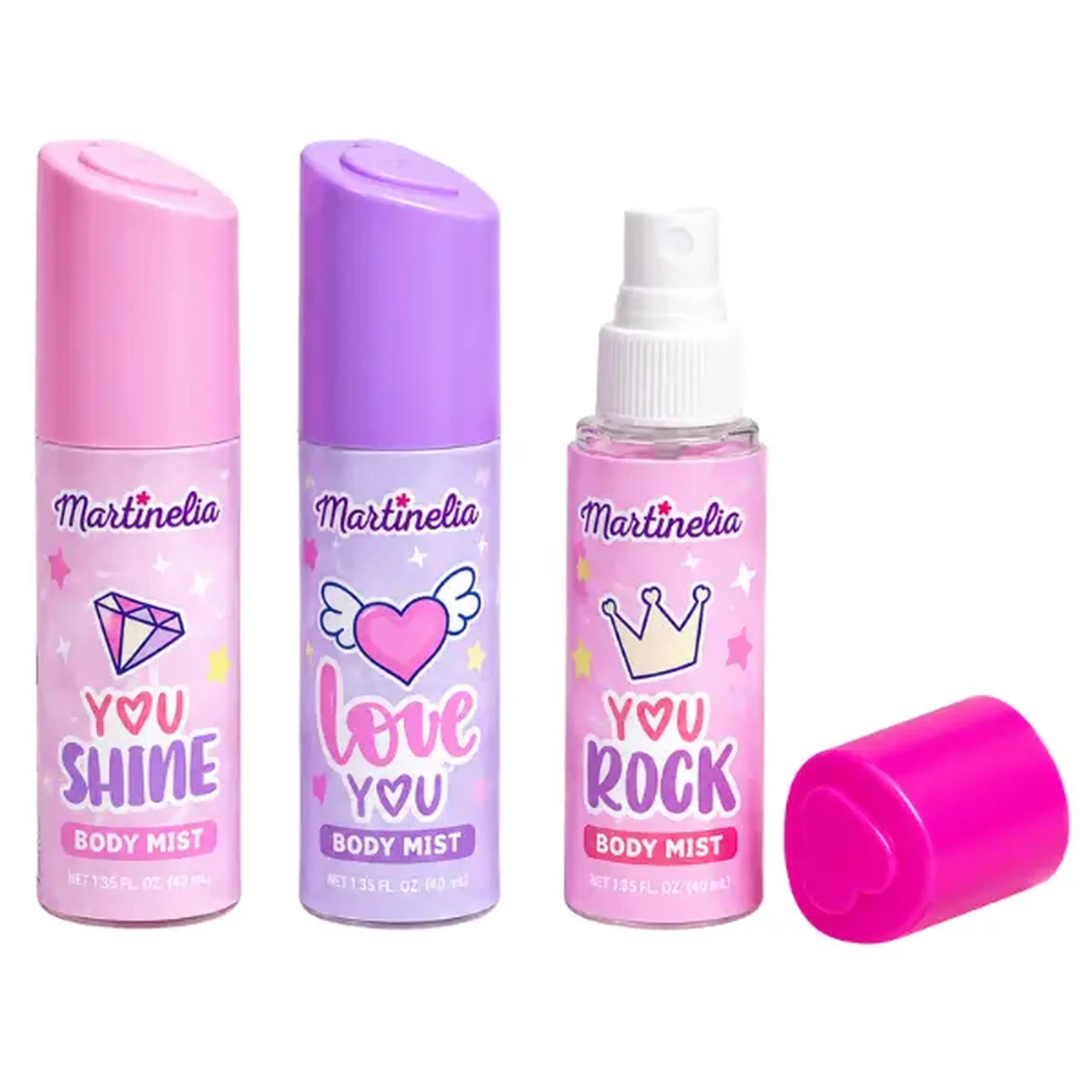 Martinelia mist pentru corp „Superfetița”, 60 ml, 3 arome