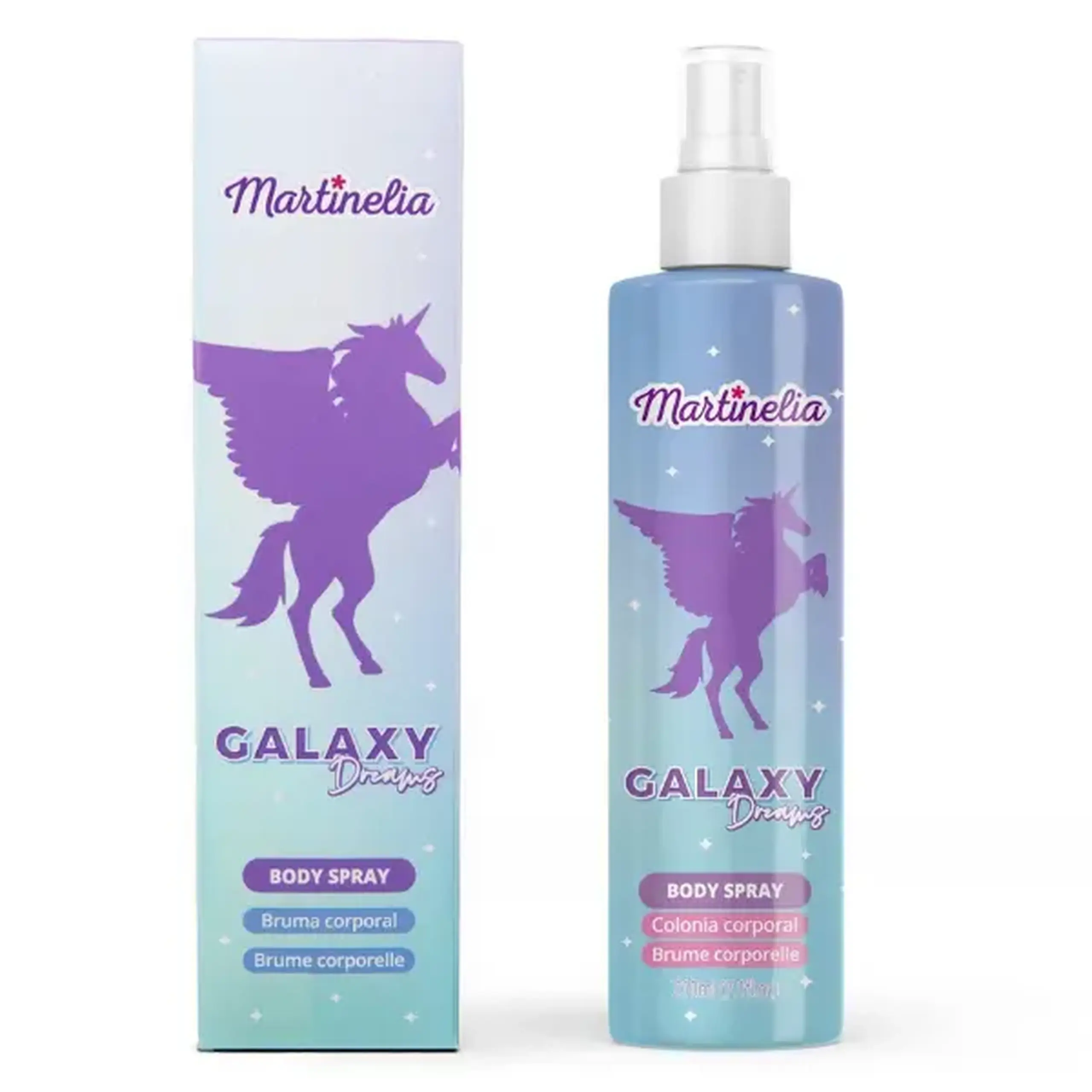 Martinelia spray de corp parfumat „Vise galactice”, 210 ml